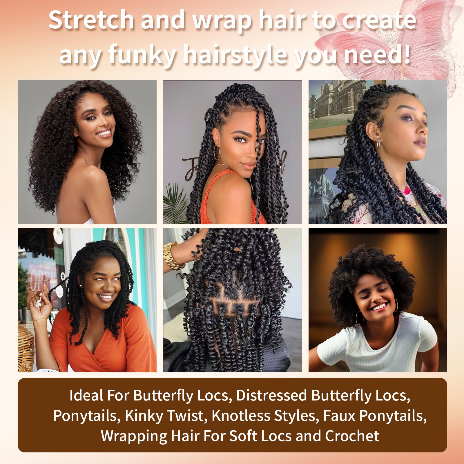 3 Packs 12 Inch Soft Twist Hair for Afro Marley Locs Black Pre-Separated Spring Twist Hair for Locs Crochet Braiding Hair for Curly Marley Braiding Hair Extensions for Women - Image 4