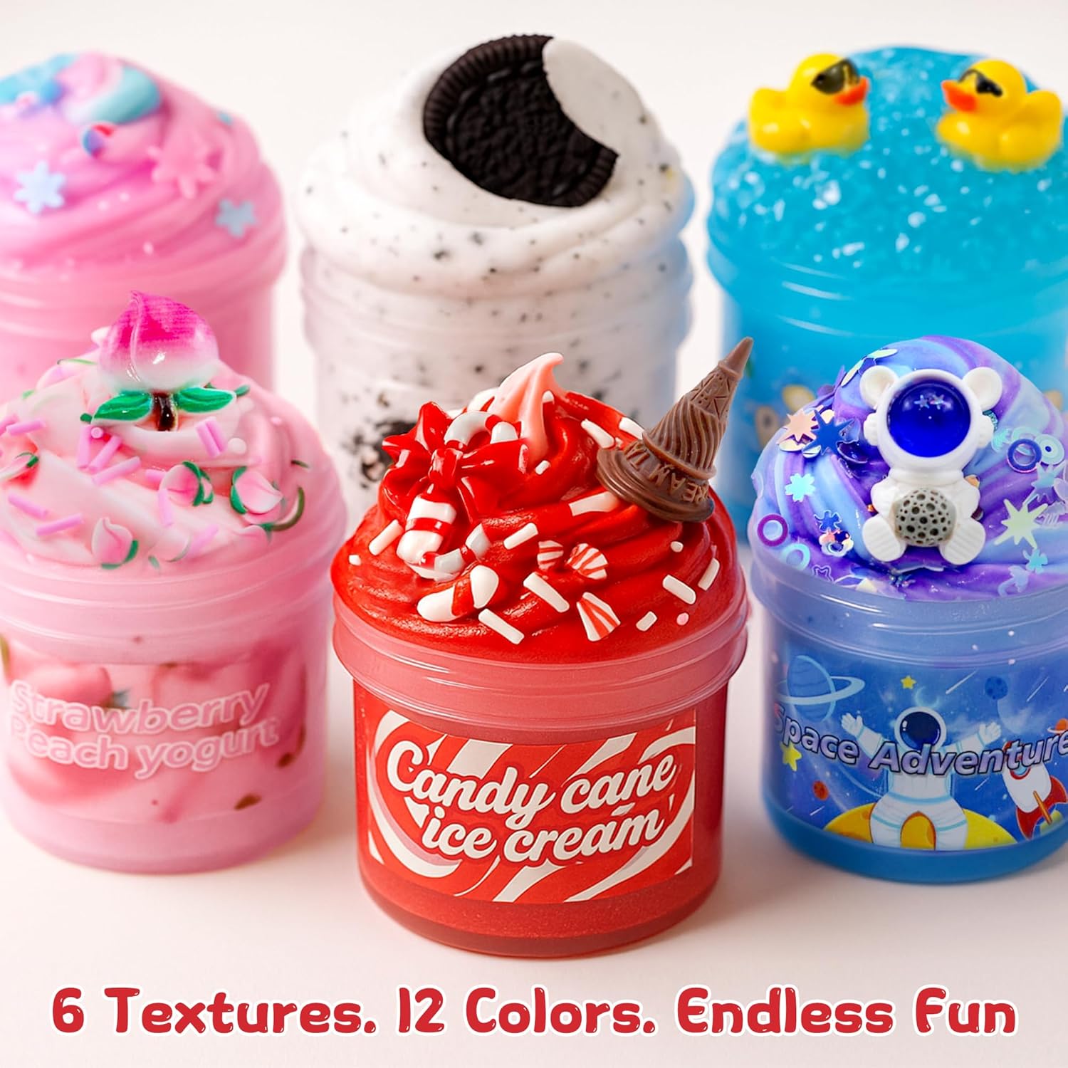 Slime Advent Calendar 2025, 24 Day Christmas Countdown Calendars with Slime Kit Gifts for Kids Teens Girls Boys - Image 3