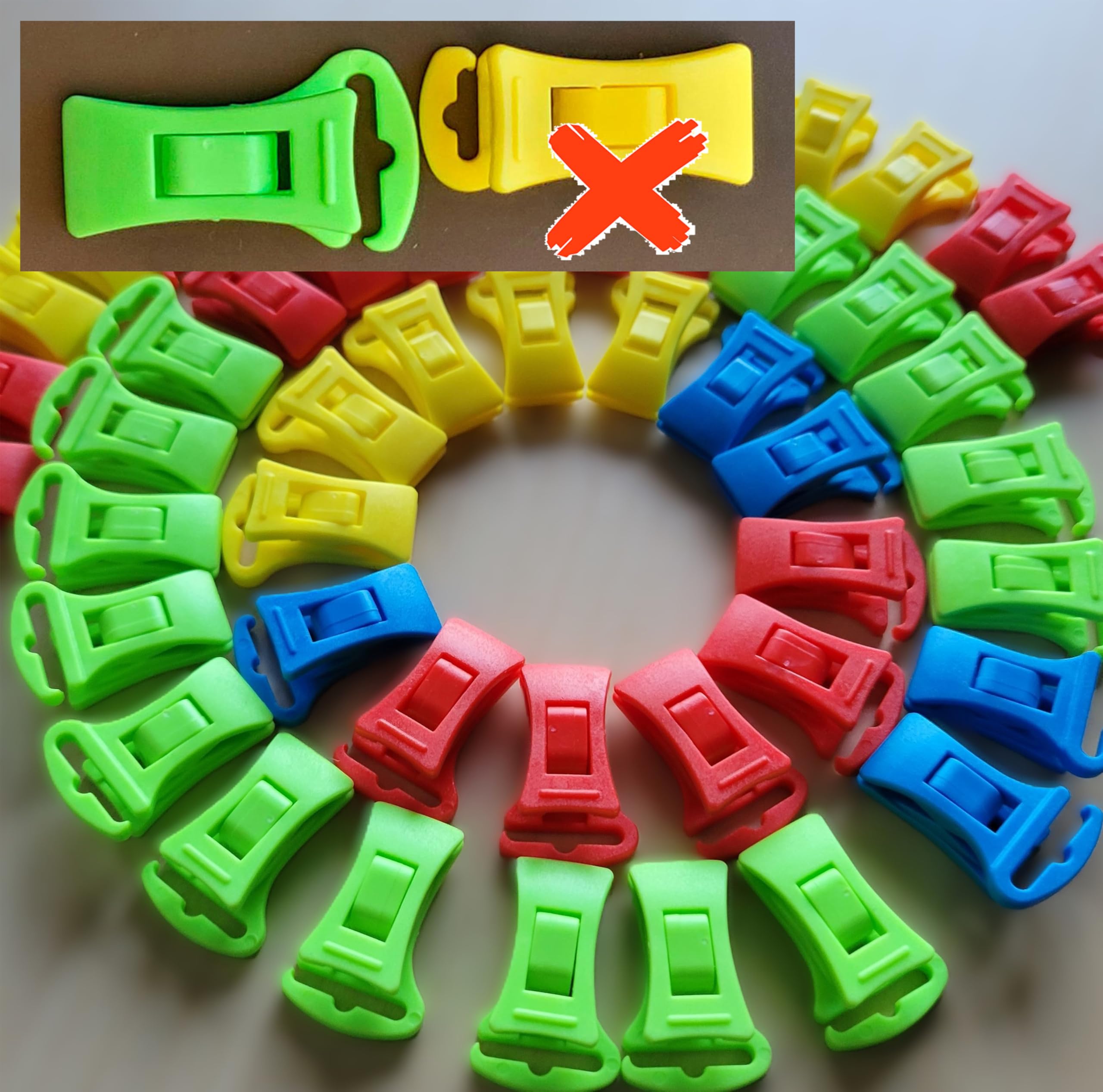 Alcrea Multicolor 44 Sock Clips For Washing Machines And Tumble Dryers With A Large Hook. Always Sold In Pairs & Stored In The Drawer Without Folding. Multifunctional Design (Video). Worldcup 26 Edition