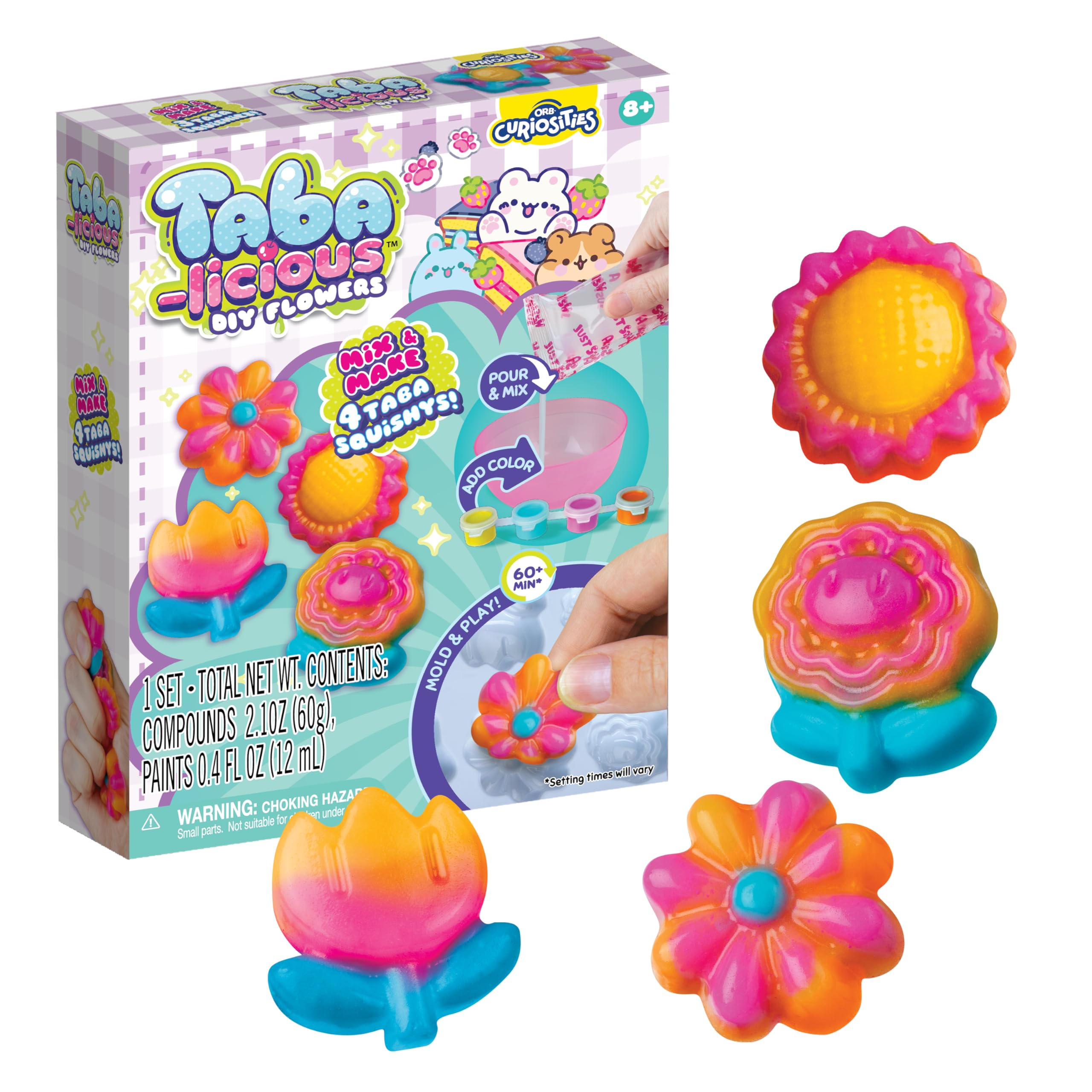 Amazon.com: ORB Tabalicious DIY Flower TABA Squishy Kit - Craft