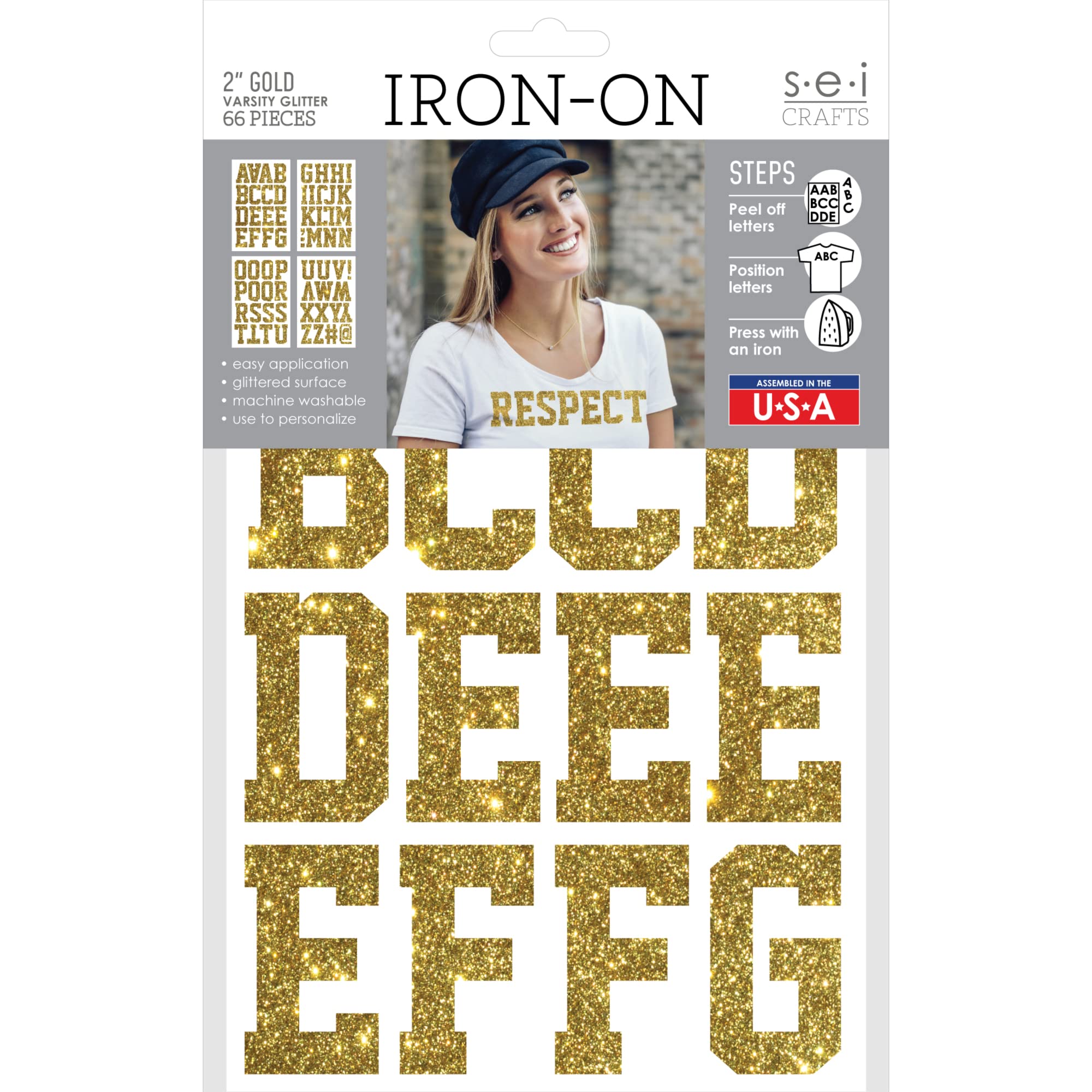 Iron On Letters 279 Pieces 2 Inch A-Z Flock Letters Transfer Letters ...