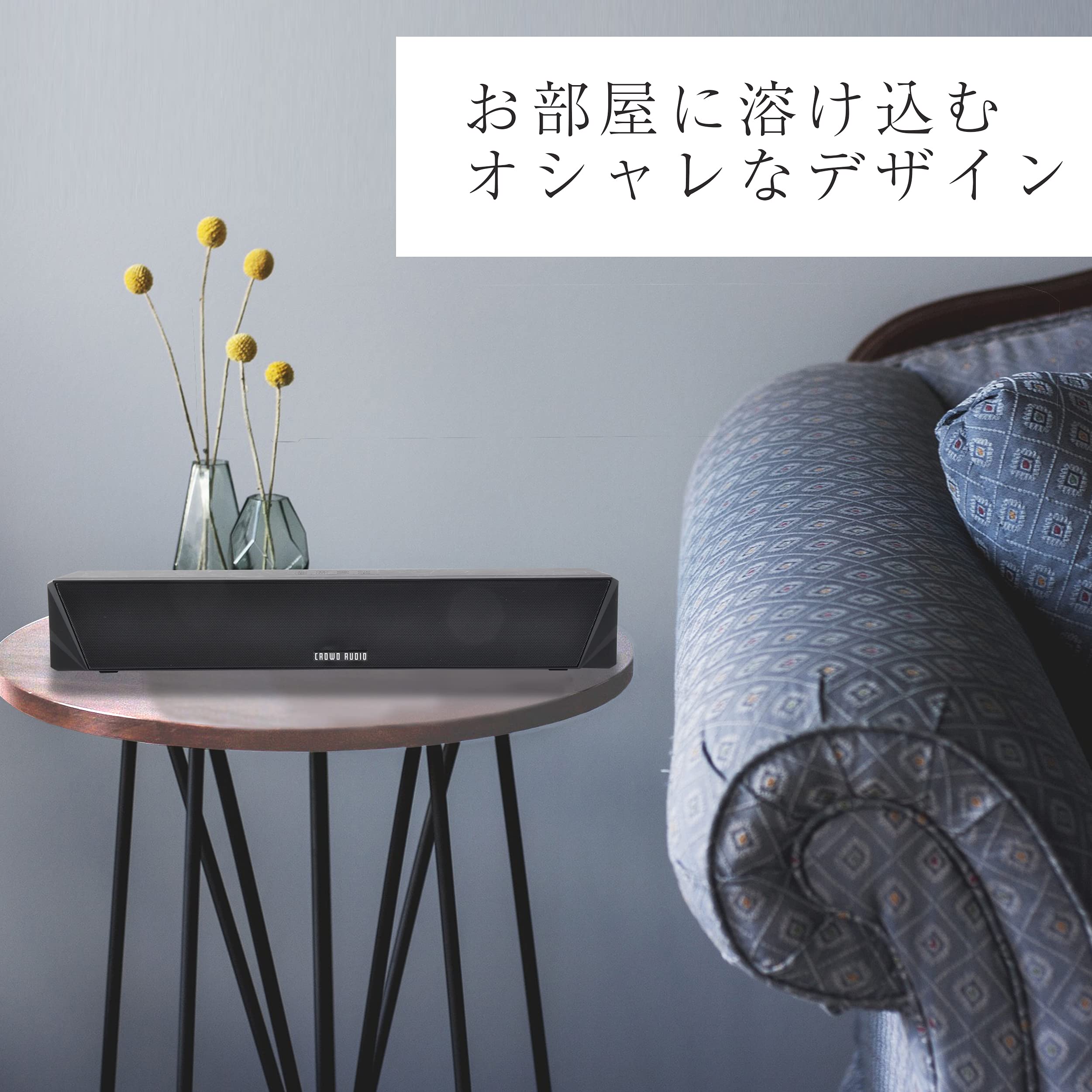Amazon.co.jp: CROWD AUDIO ワイヤレス ステレオ スピーカー LED SP-03