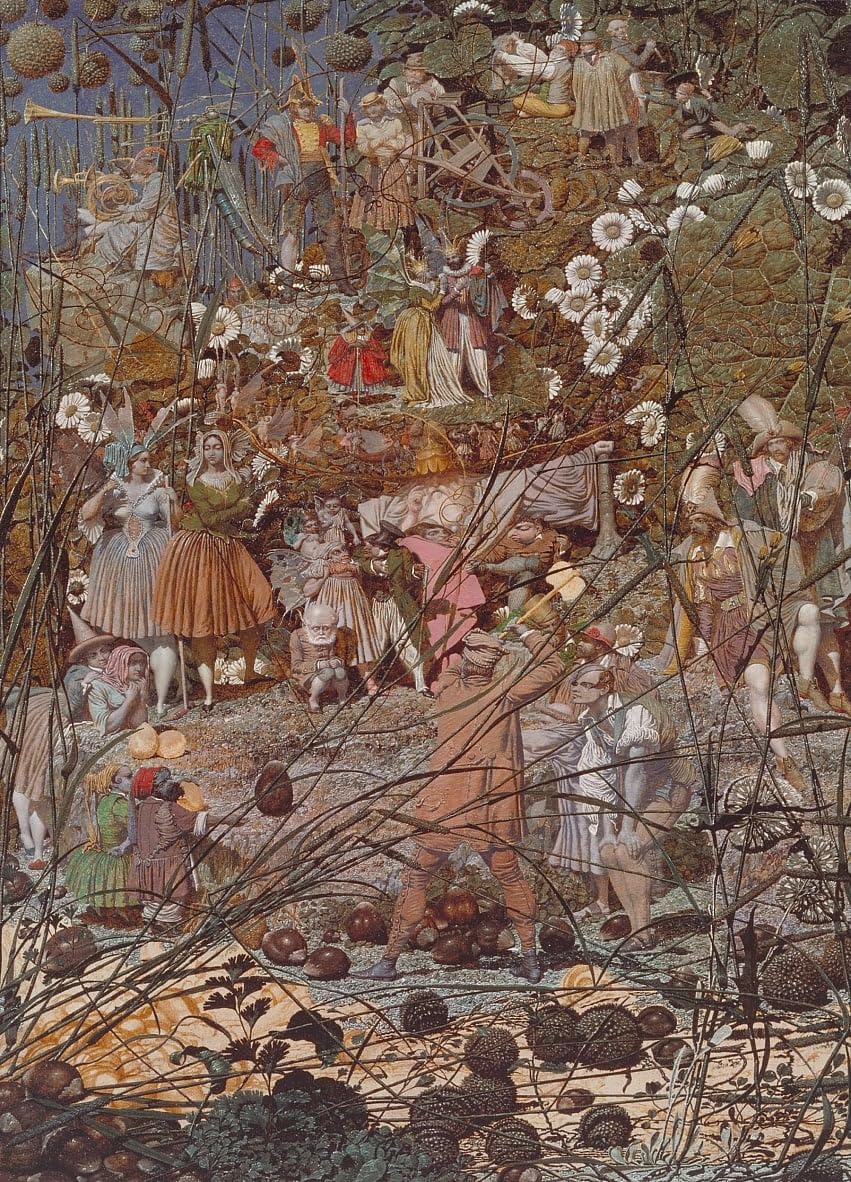 Affiche impression Richard Dadd le coup de maître, tableau décoration murale grand format