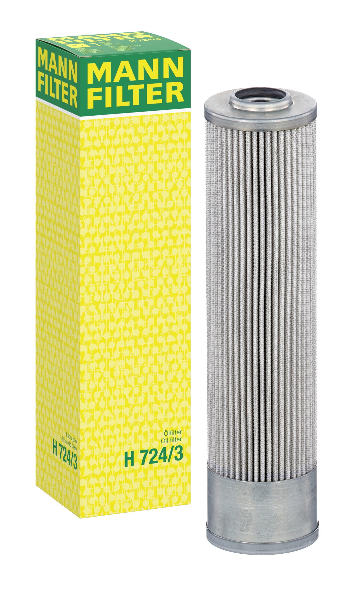 MANN-FILTER, H 724/3 Hydraulika | Dla Off-Highway, Czysty płyn hydrauliczny, Maksymalna filtracja, Ochrona układu hydraulicznego, Oryginalna jakość OE