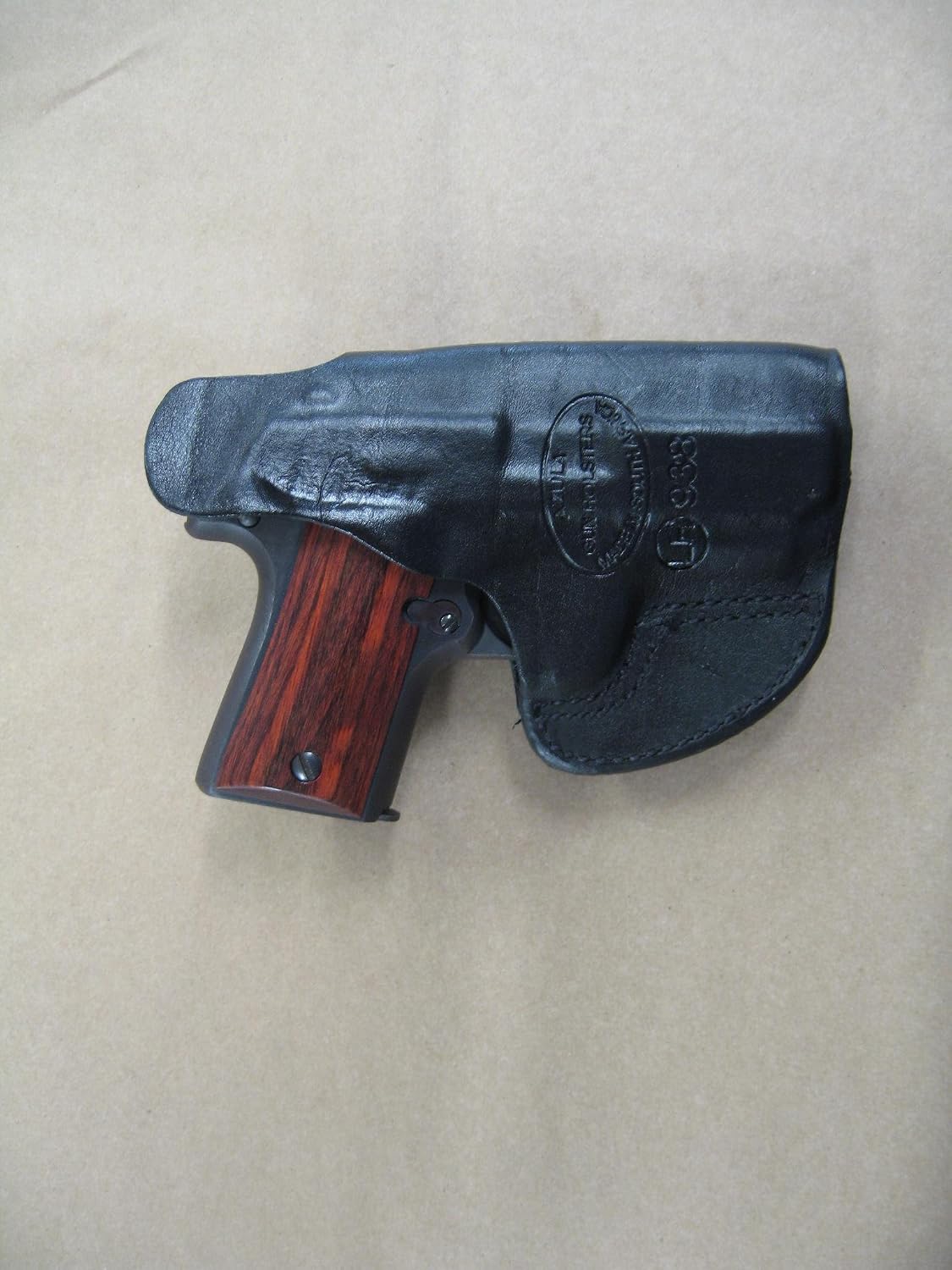 Azula Gun Holsters IWB Molded Leather Concealed Carry Holster for Kimber Micro 9 9mm CCW Black LH