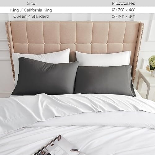 Miniatura 178 de Southshore Fine Living, Inc. Juego de 2 fundas de almohada de tamaño estándar, se adapta a almohadas de tamaño matrimonial, individual, queen, 10