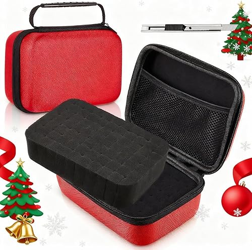 Funda rígida de EVA con espuma personalizable de 7.1 x 4.7 x 3.1 pulgadas, funda protectora de transporte de EVA a prueba de golpes para exteriores,