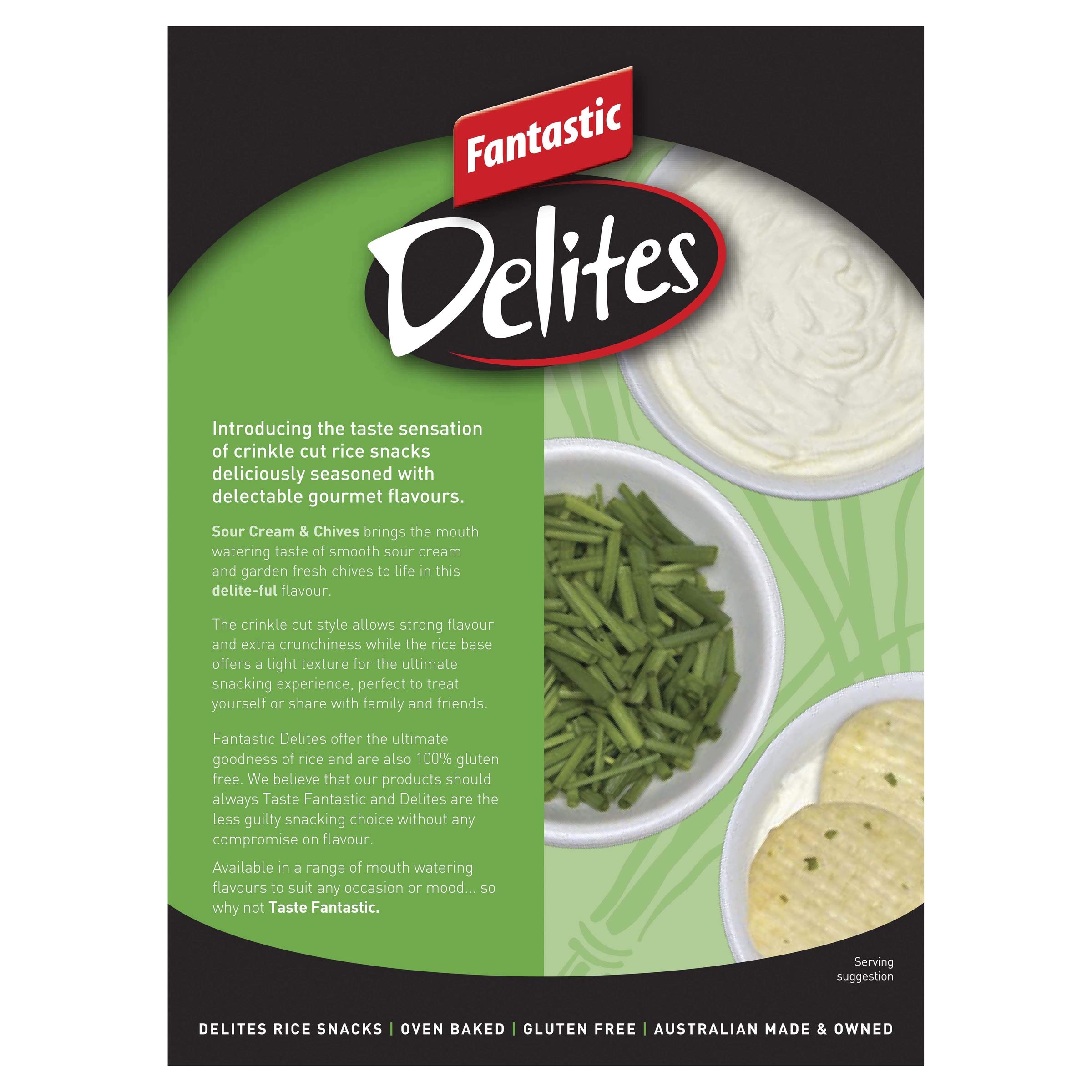 Fantastic Delites Sour Cream And Chives 100g — view 5