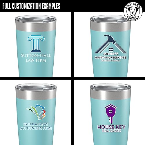 Miniatura 4 de Vaso personalizado de 20 onzas (17 colores) impreso aislado de acero inoxidable recubierto en polvo con tapa, artículos promocionales personalizados
