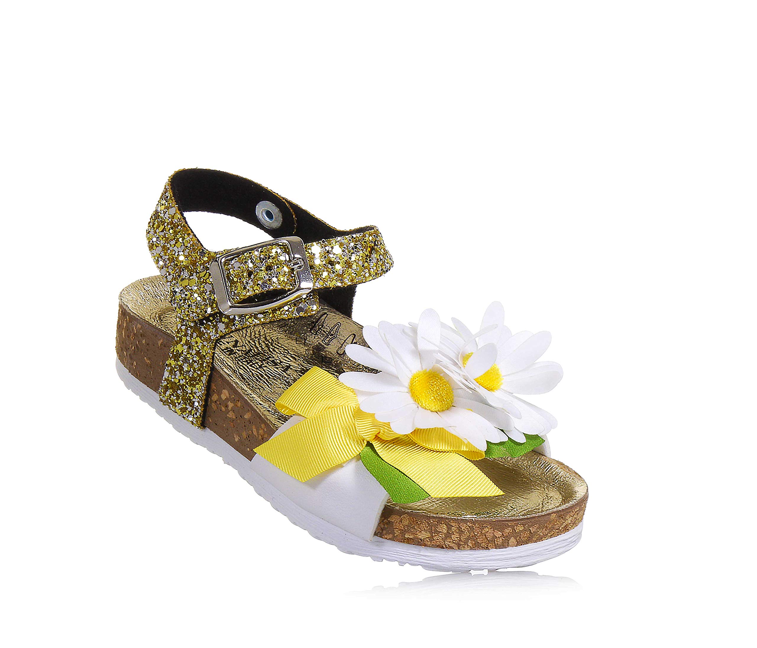 Monnalisa Glitter Sandal White Size 12 Uk Child Desertcart Senegal