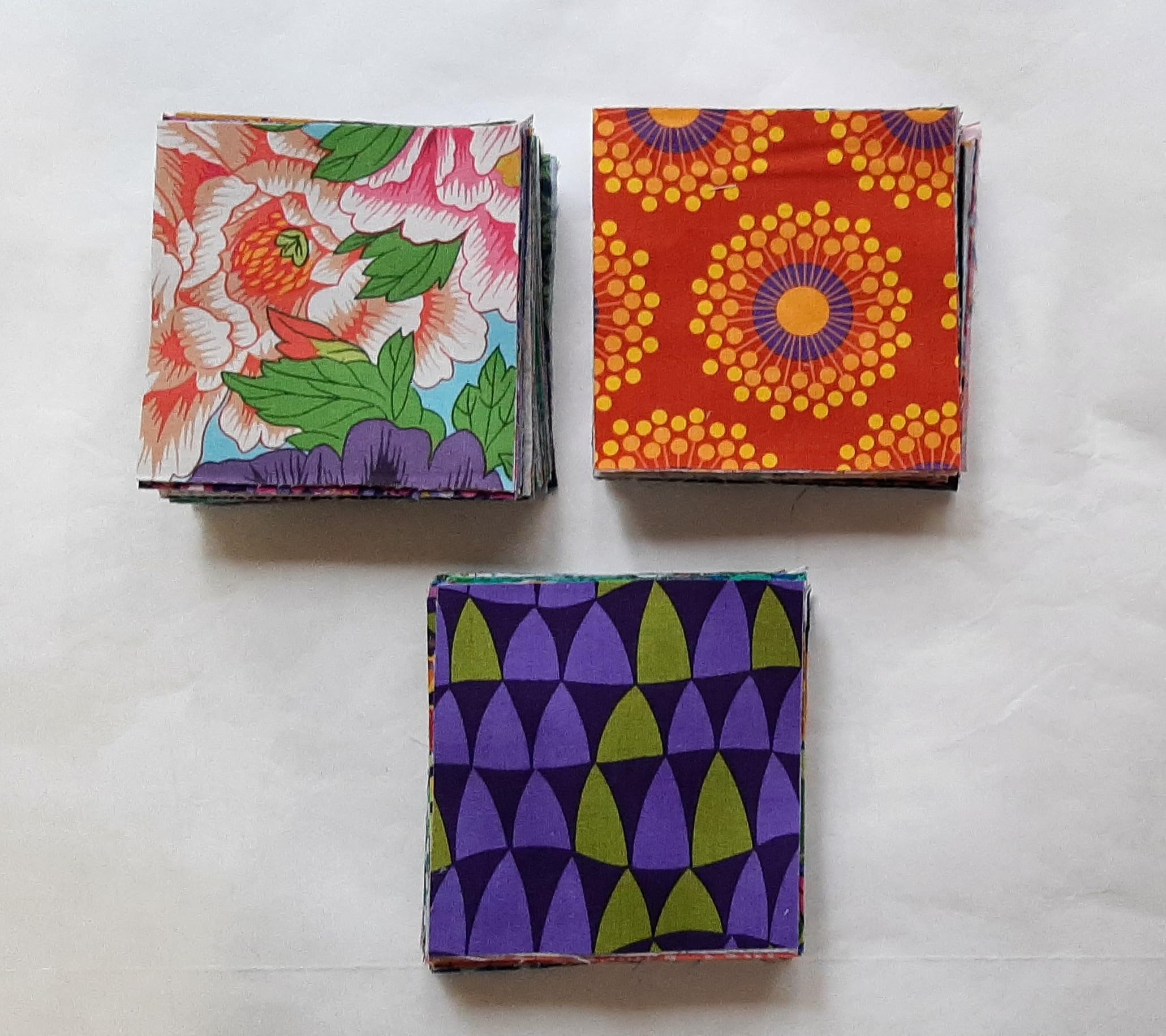 Free Spirit Various Designers Fabric Scraps Pack for Crumb/Scrappy Quilting 100% Cotton