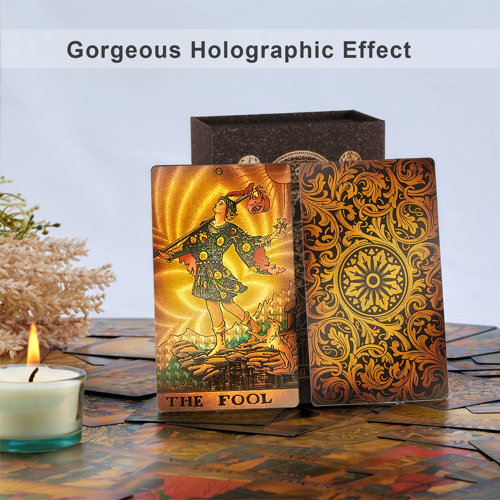SIOKUY Tarot Cards Deck, Luxury Tarot Card Deck, Splendid Classic
