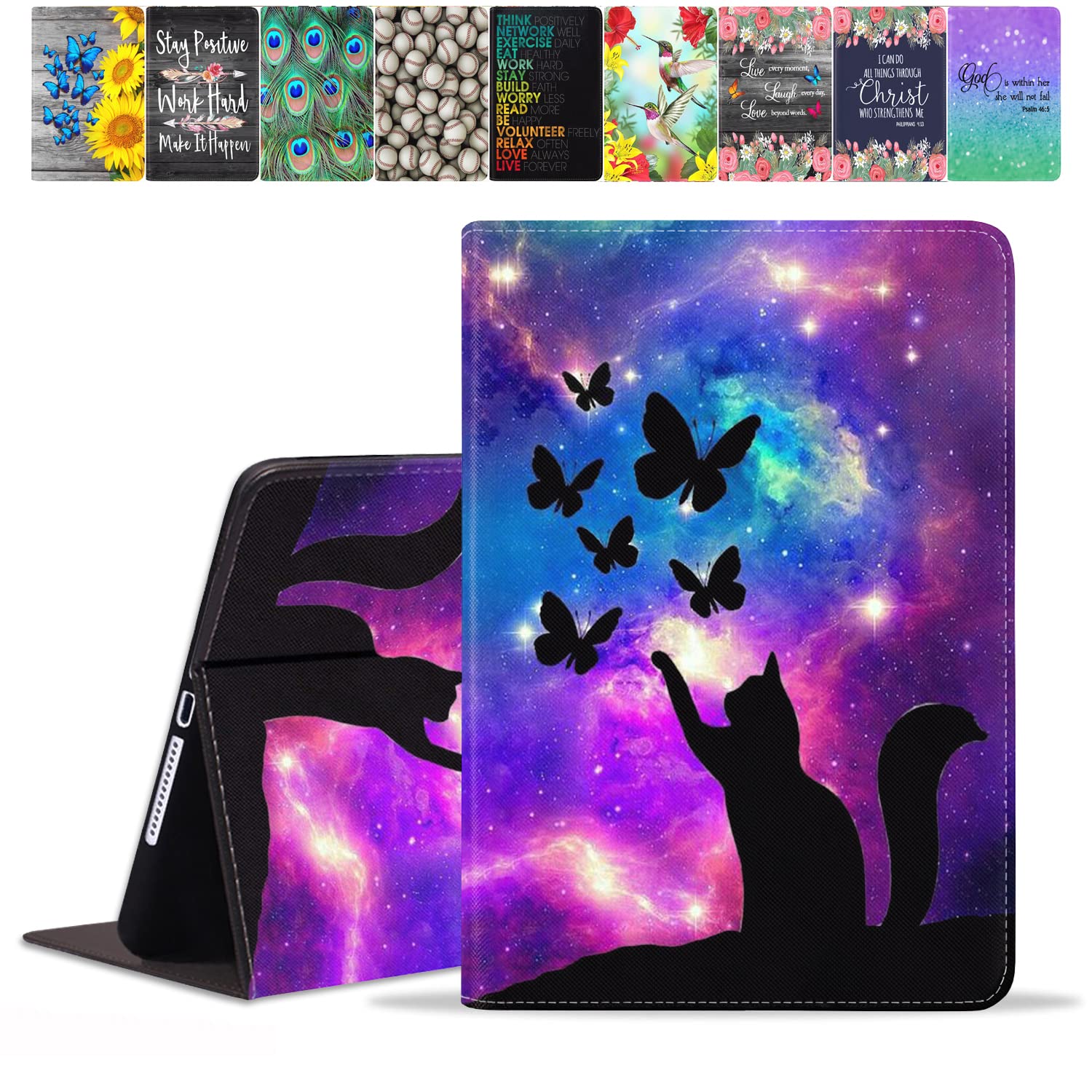 TBXOSTN Case for Samsung Galaxy Tab A 8.0 Inch 2019 Tablet (SM-T290/T295/T297), Premium PU Leather Stand Cover with Smart Auto Wake Sleep, Galaxy
