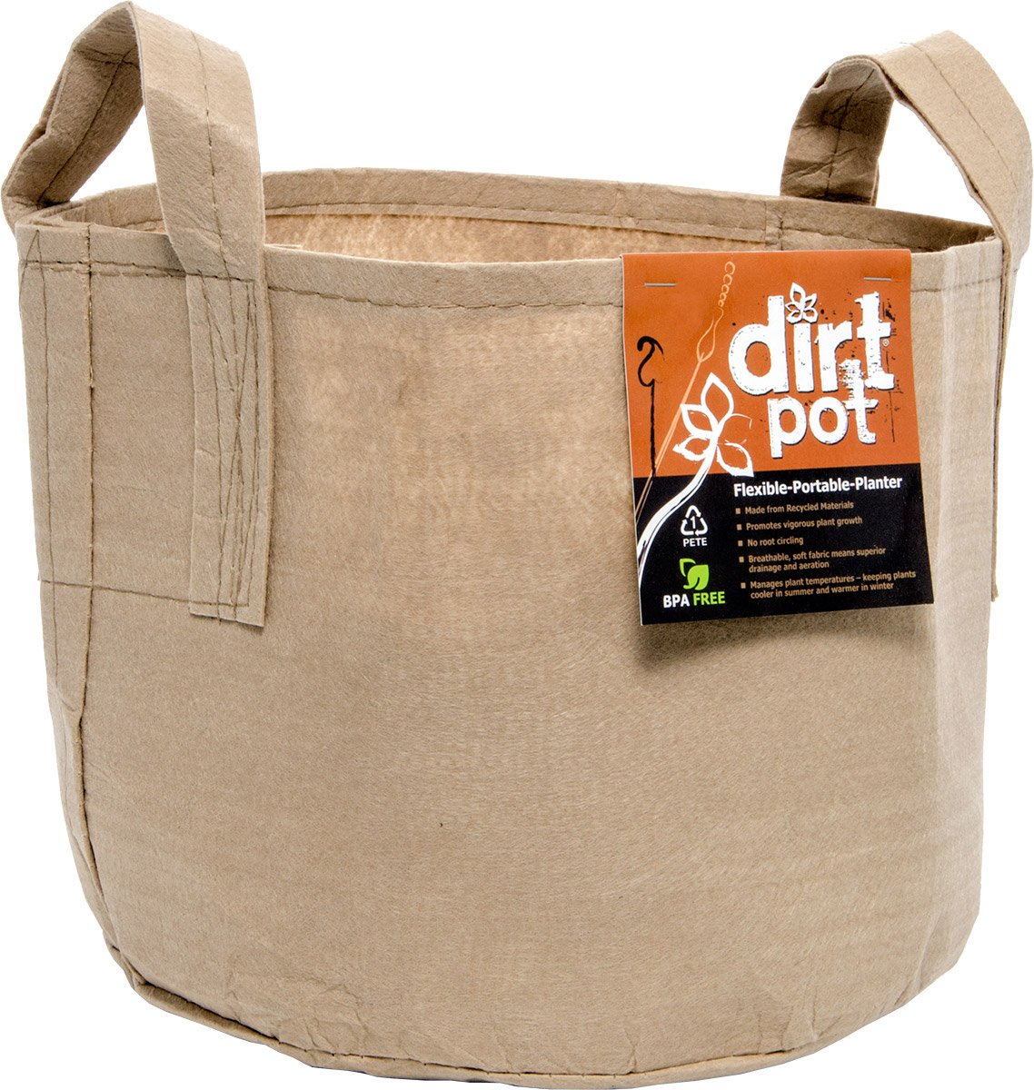 Hydrofarm Dirt Pot 25 Gallon