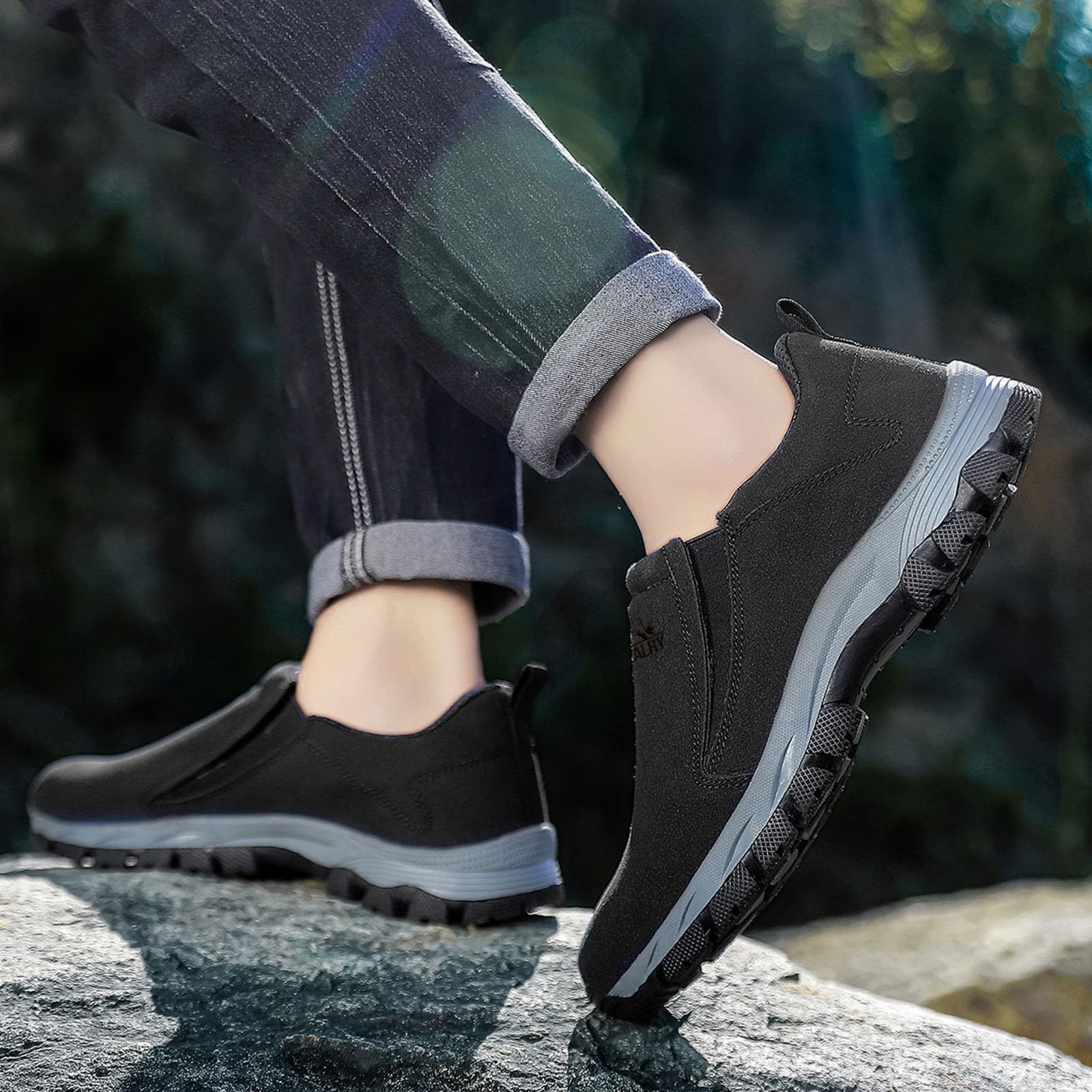 Zapatillas OrthoMotion para hombre, unisex, zapatos ortopédicos Naturstep para hombre y mujer, zapatos ergonómicos para mayor comodidad al aire libre, antideslizantes, senderismo