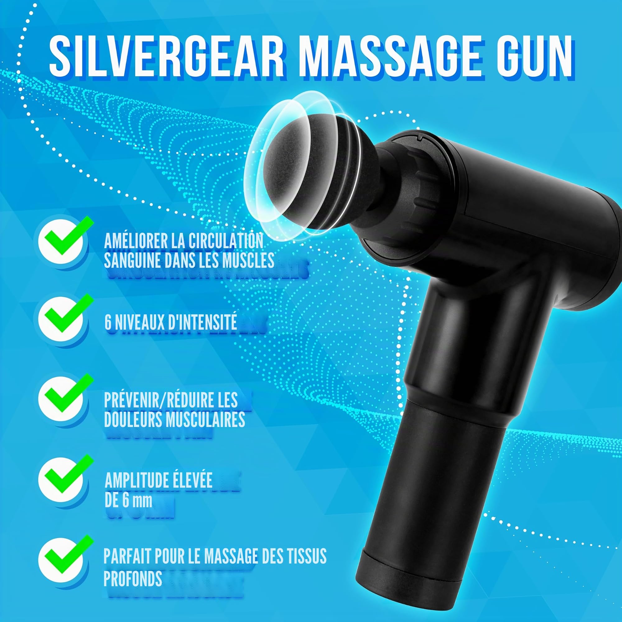 Appareil de massage - Noir