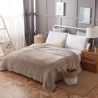 Cooling Blanket, for Hot Sleepers Ultra-Cool Blanket Absorbs Body Heat to Keep Cool on Warm Night, All-Season Bed Couch Travel BlanketsBrown-200 * 230cm (78 * 90)