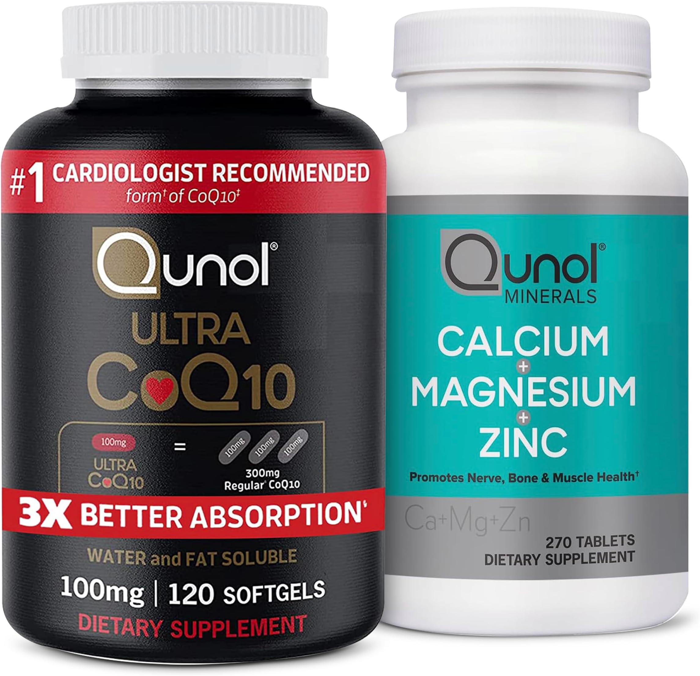 Can I Take Coq10 With Magnesium Amazon.com: Qunol CoQ10 100mg Softgels, 3X Better Absorption