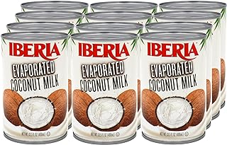 Iberia Lactose Free Evaporated Coconut Milk, 13.5 Fl Oz (Pack of 12)