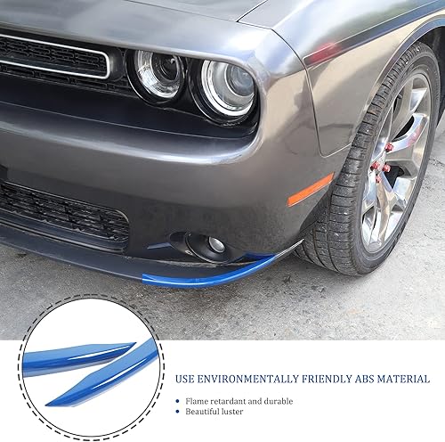 Miniatura 4 de JeCar Kit de cubierta de pala delantera  Decoración alerón parachoques cuerpo palas exteriores calcomanías accesorios para Dodge Challenger SXT