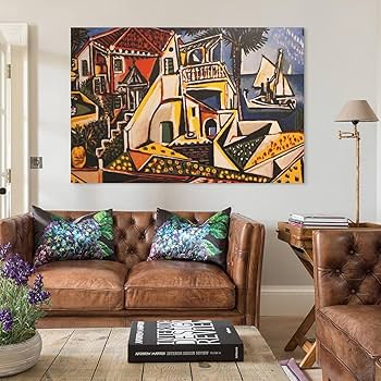 Amazon.co.jp: Pablo Picassoパブロ・ピカソ《地中海の風景