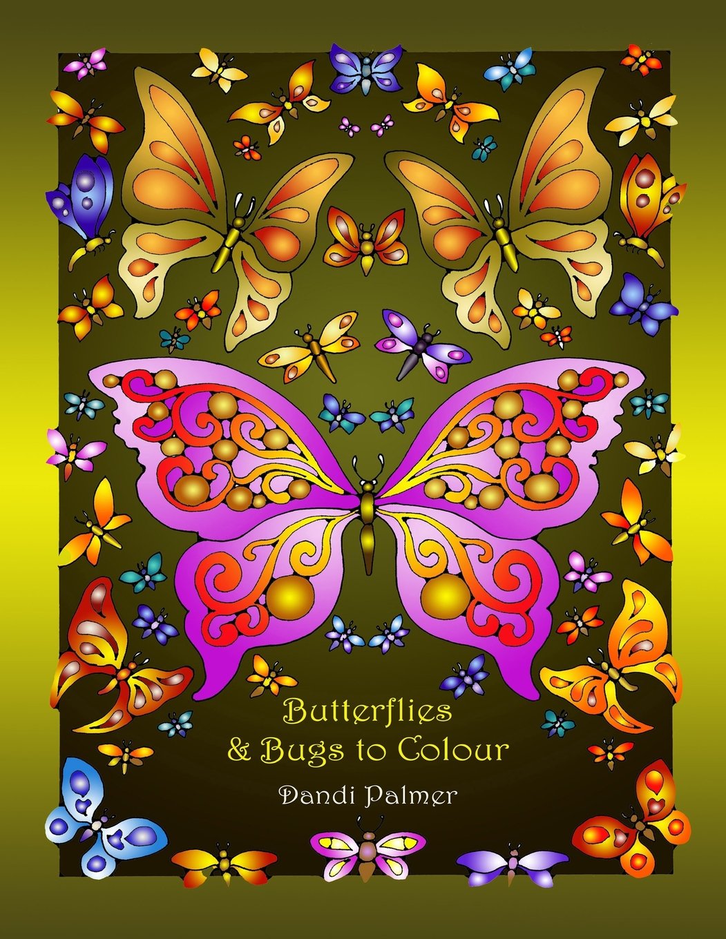 Butterflies and Bugs to Colour: 14 (Animal Colouring Books)