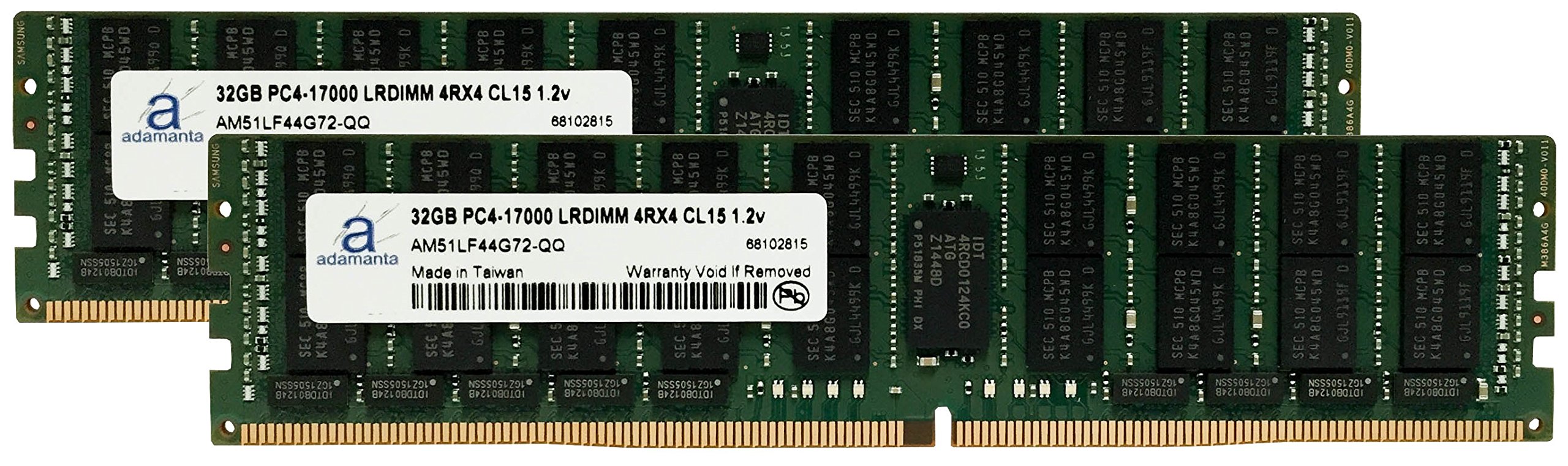 Adamanta 64GB(32GBx2) PC4-21300 メモリ Amazon.co.jp: Adamanta 64 GB ( 2 x 32gb ) LRDIMMサーバーメモリ