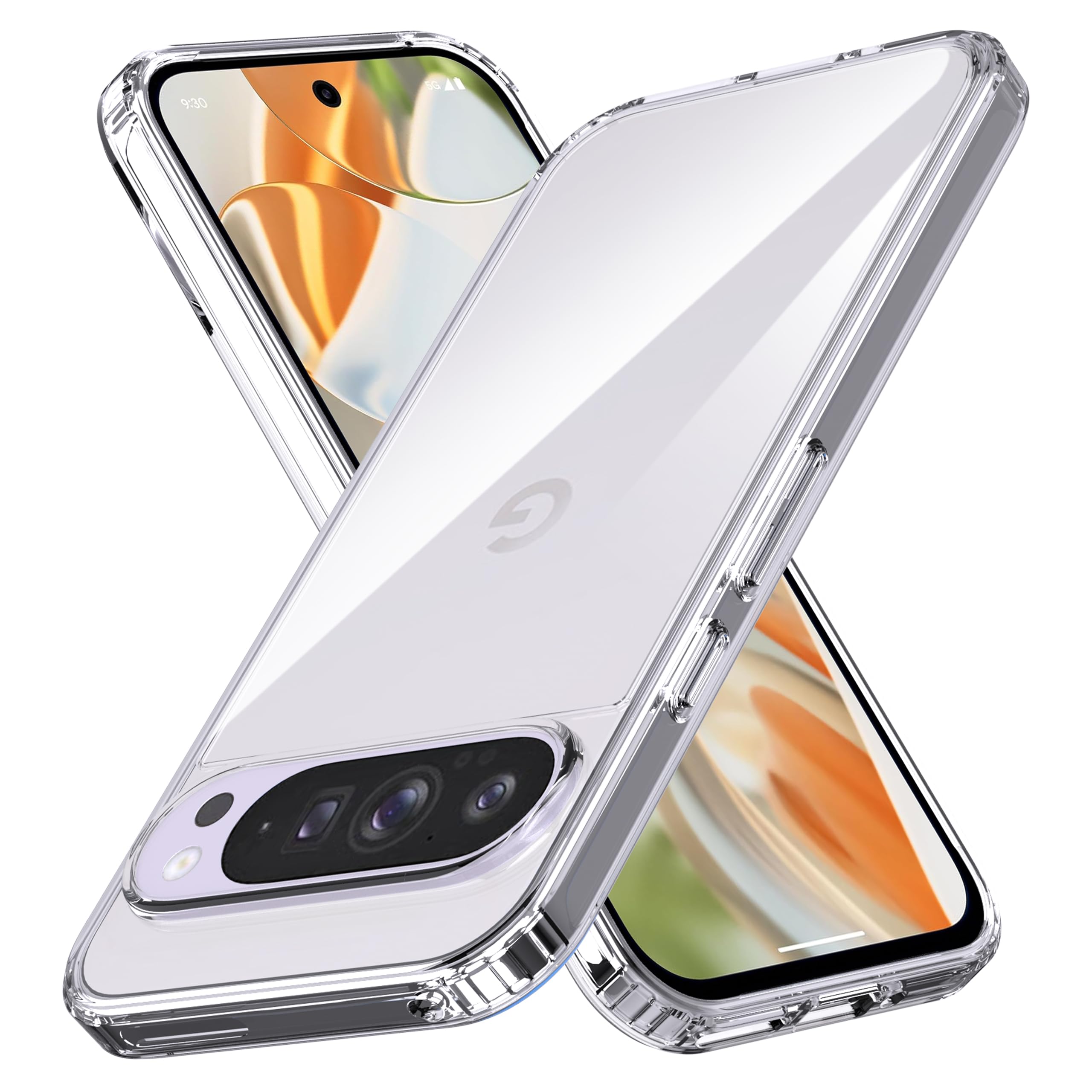 Niopiee For Google Pixel 9 Pro XL Case Crystal Clear Slim Hard