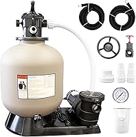 Vista 13 de Swimline Hydrotools Bomba de filtro de arena para piscina de 12 pulgadas para piscinas elevadas y enterradas Intex Bestway Sistema completo de 1/3
