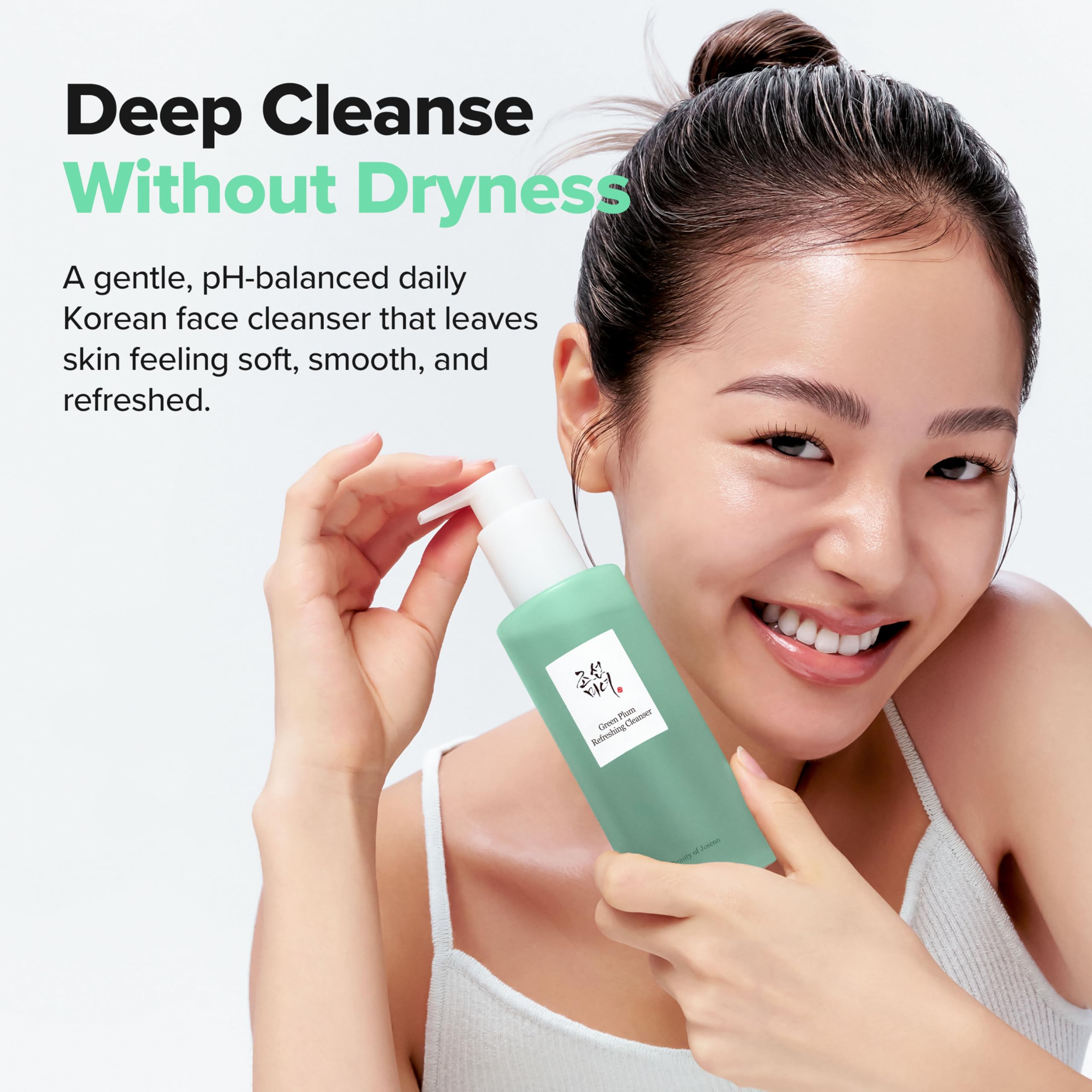 Beauty of Joseon Green Plum Refreshing Cleanser (100ml) | Deep Pore Cleansing, Gentle Facial Cleanser for Acne-Prone Skin 1