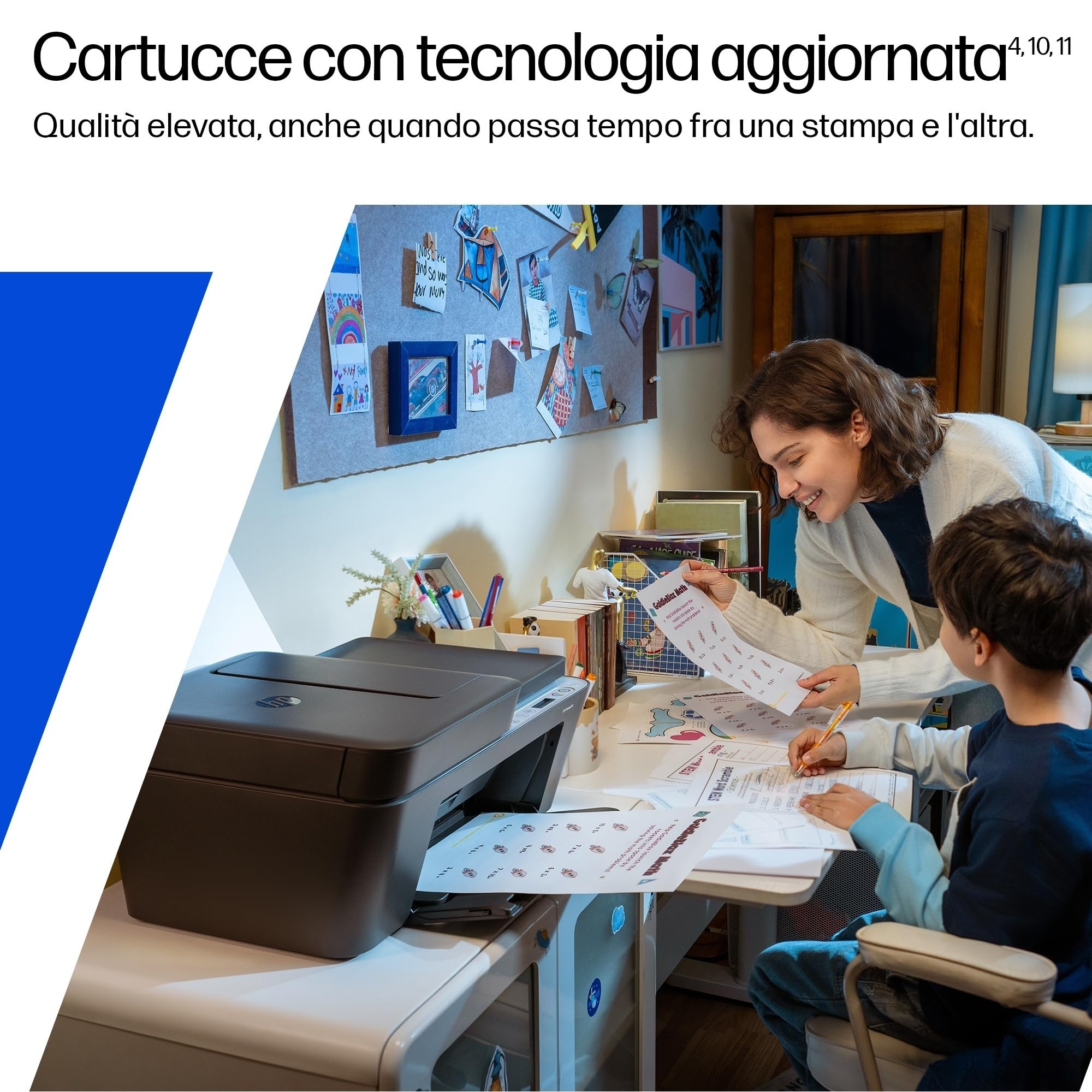 HP DeskJet 4320 A24HMB, Stampante Multifunzione a Getto d'Inchiostro A4 a Colori, Fronte e Retro Manuale, 8,5 ppm, Wi-Fi, ADF, 3 Mesi di Inchiostro Instant Ink Inclusi, Nera