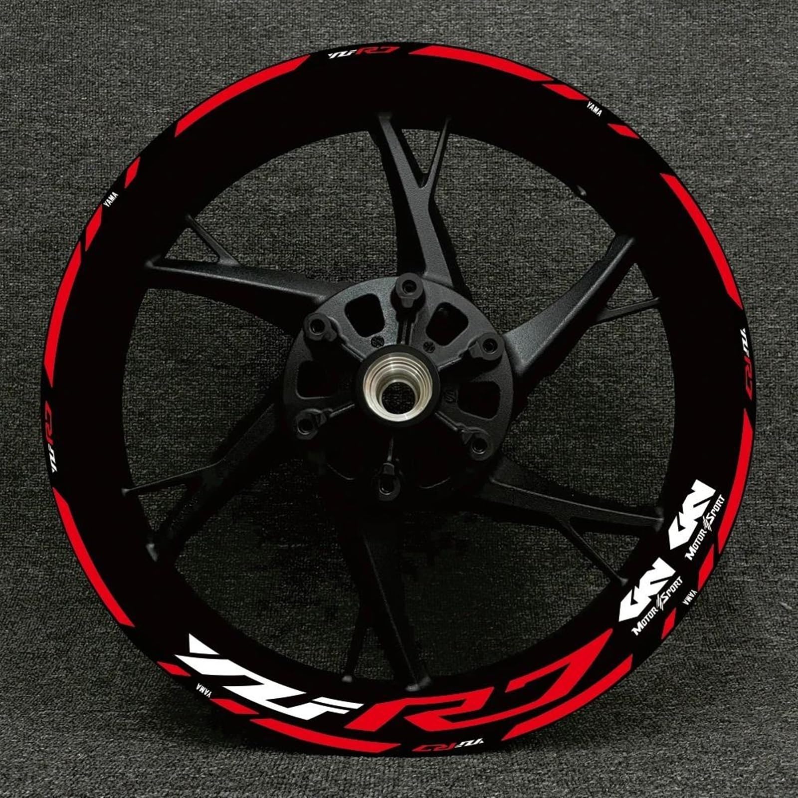 Stickers Motorcycle Accessories Wheel Stickers Reflective Decals Rims for Yamaha YZFR7 YZF R7(Style 29)