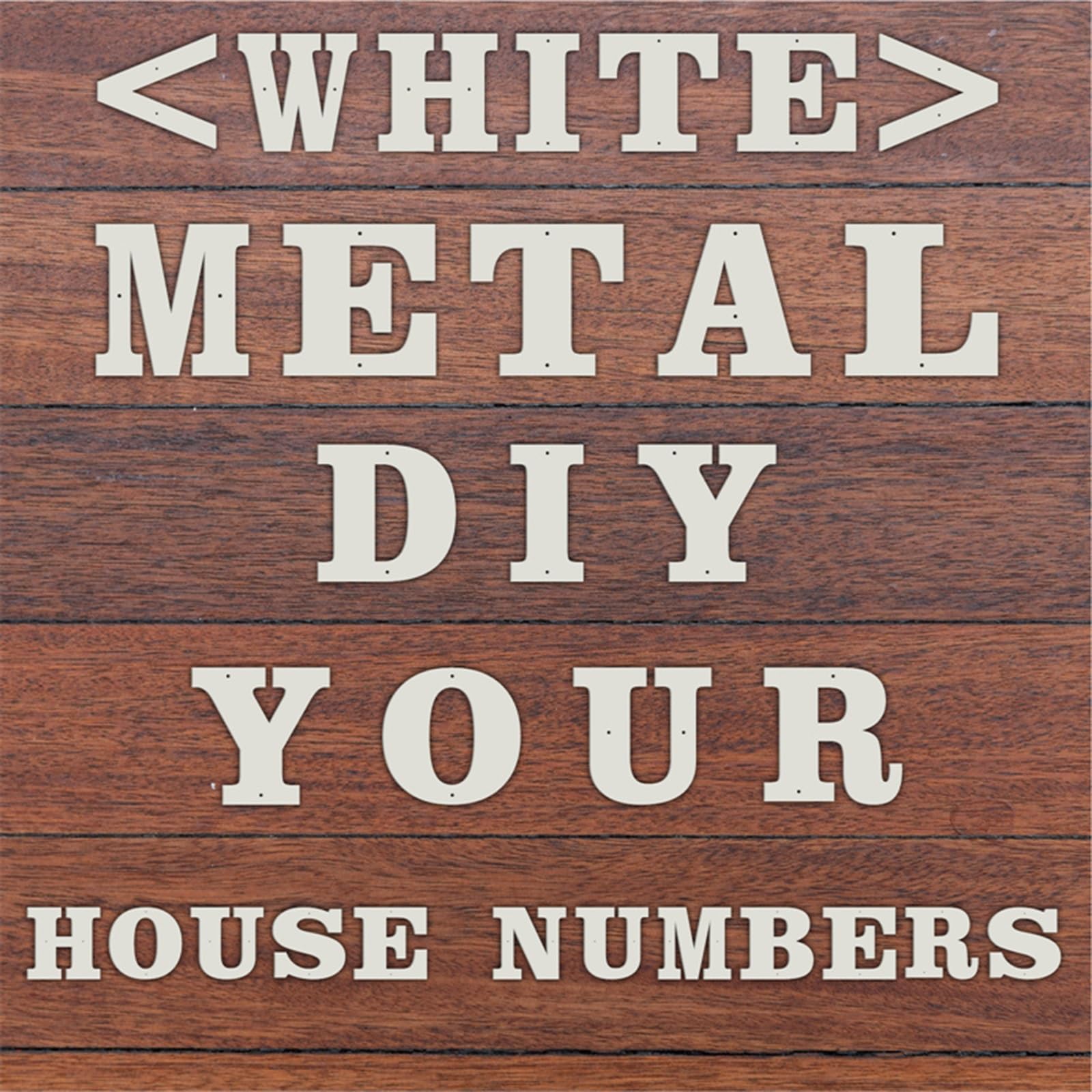 2,95 Zoll Hausnummern Aus Gusseisen - Moderne Türnummern Mit Schrauben