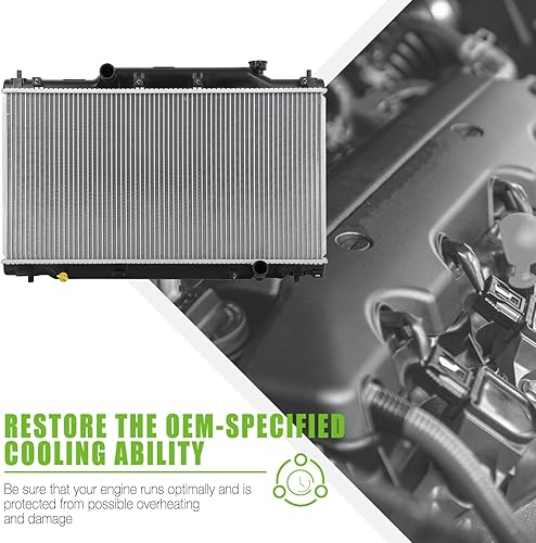 Miniatura 4 de SCITOO 2574 radiador radiador apto 2002-2005 para Honda para Civic