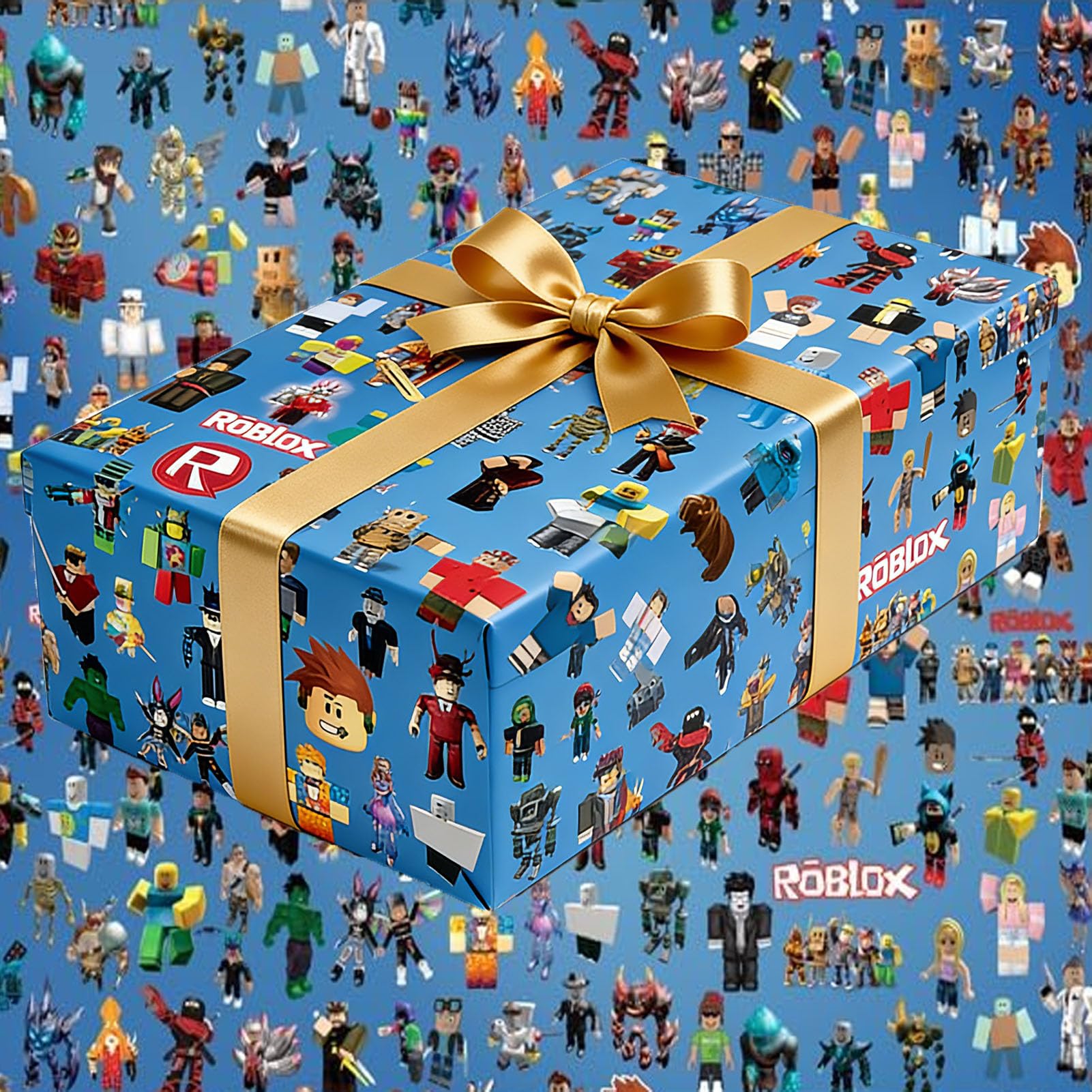 Wrapping Papers 5 Sheets 50cm x 70cm Gift Wrapping Paper For Birthdays Decoration Party Favors Party Supply DIY Crafts Gift (blue)