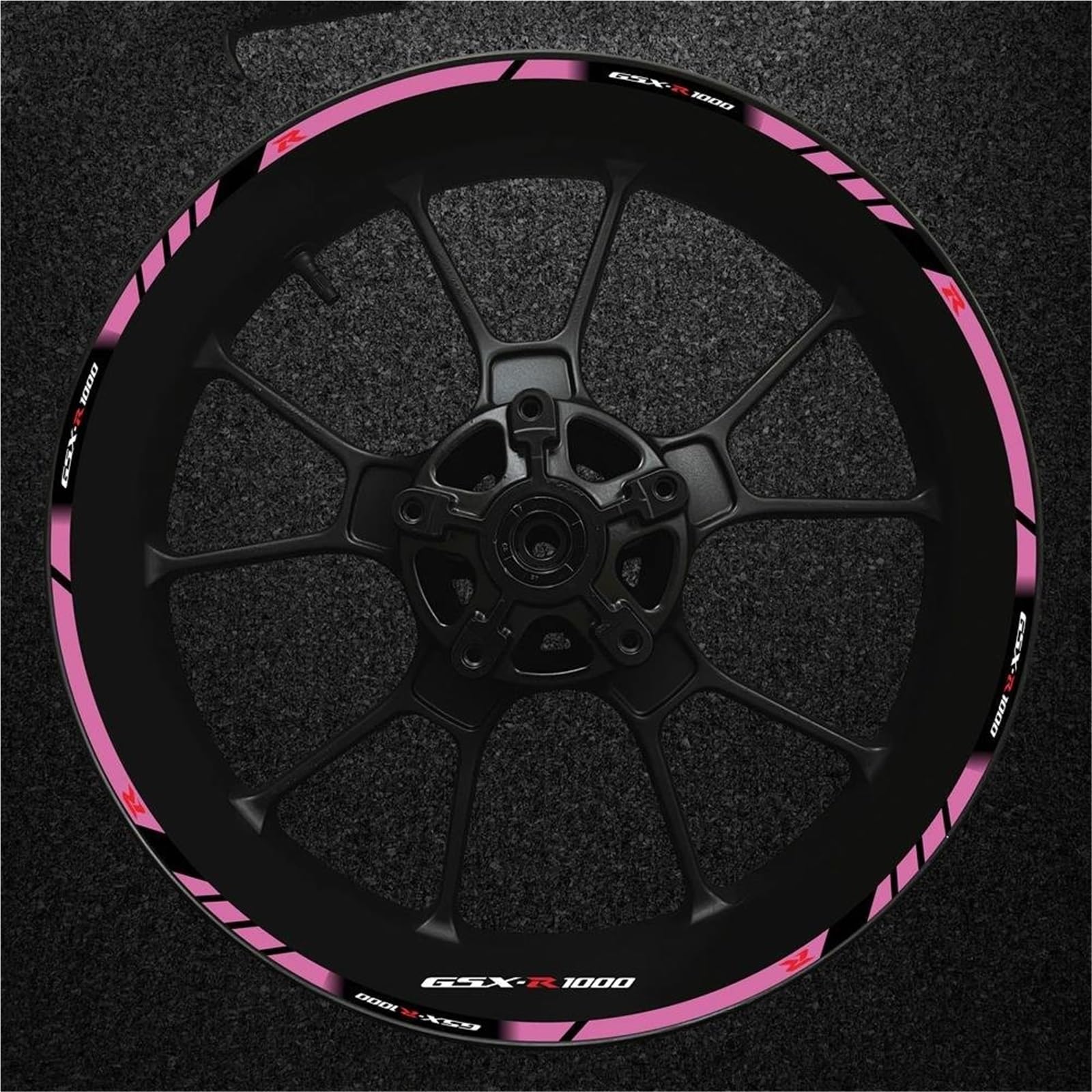 Wheel Stickers Motorcycle Reflective Wheel Decal for Suzuki GSXR1000 GSXR GSX-R 1000 GSX-R1000 Rim Stripe Decals Hub Stickers Rim Reflective Decal