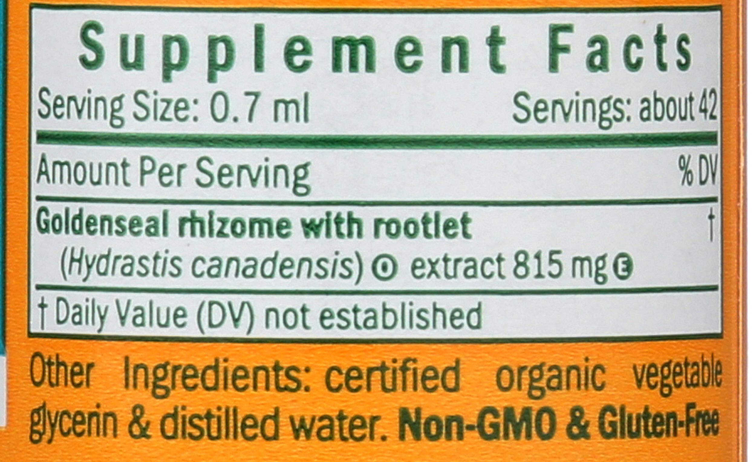 Herb Pharm Certified Organic Goldenseal Liquid Extract Drops for Respiratory System Support, Organic Cane Alcohol, 1 Oz — Amazon image 4
