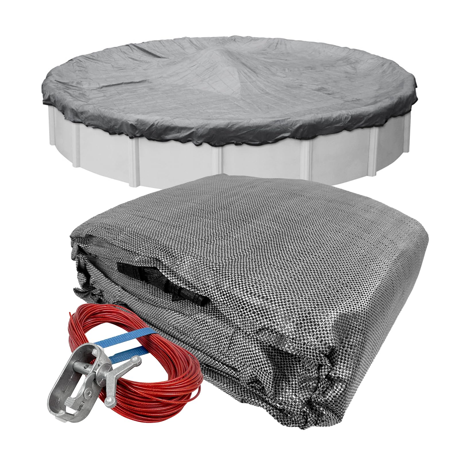 Robelle 4024 Dura-Guard Mesh Winter Cover for 24-Foot Round Above-Ground Pools — image 1