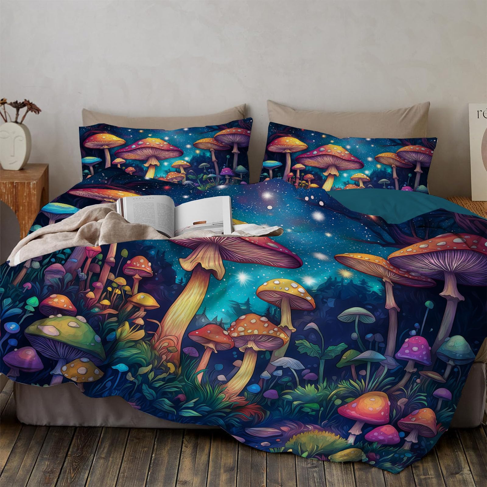 Housse de couette fantastique douce et résistante avec taies d'oreiller