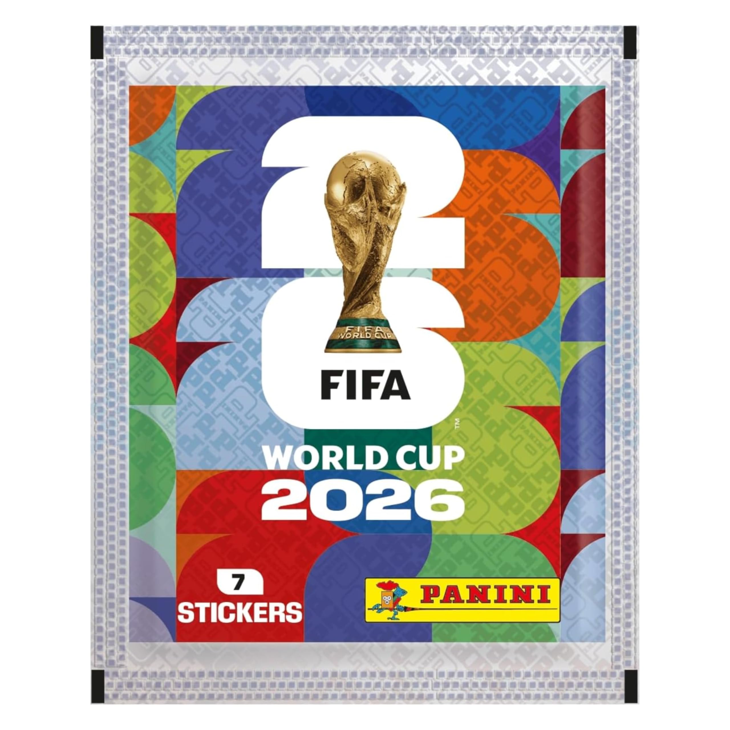 Panini FIFA World Cup 2026 confezione booster multicolore da 50 pezzi
