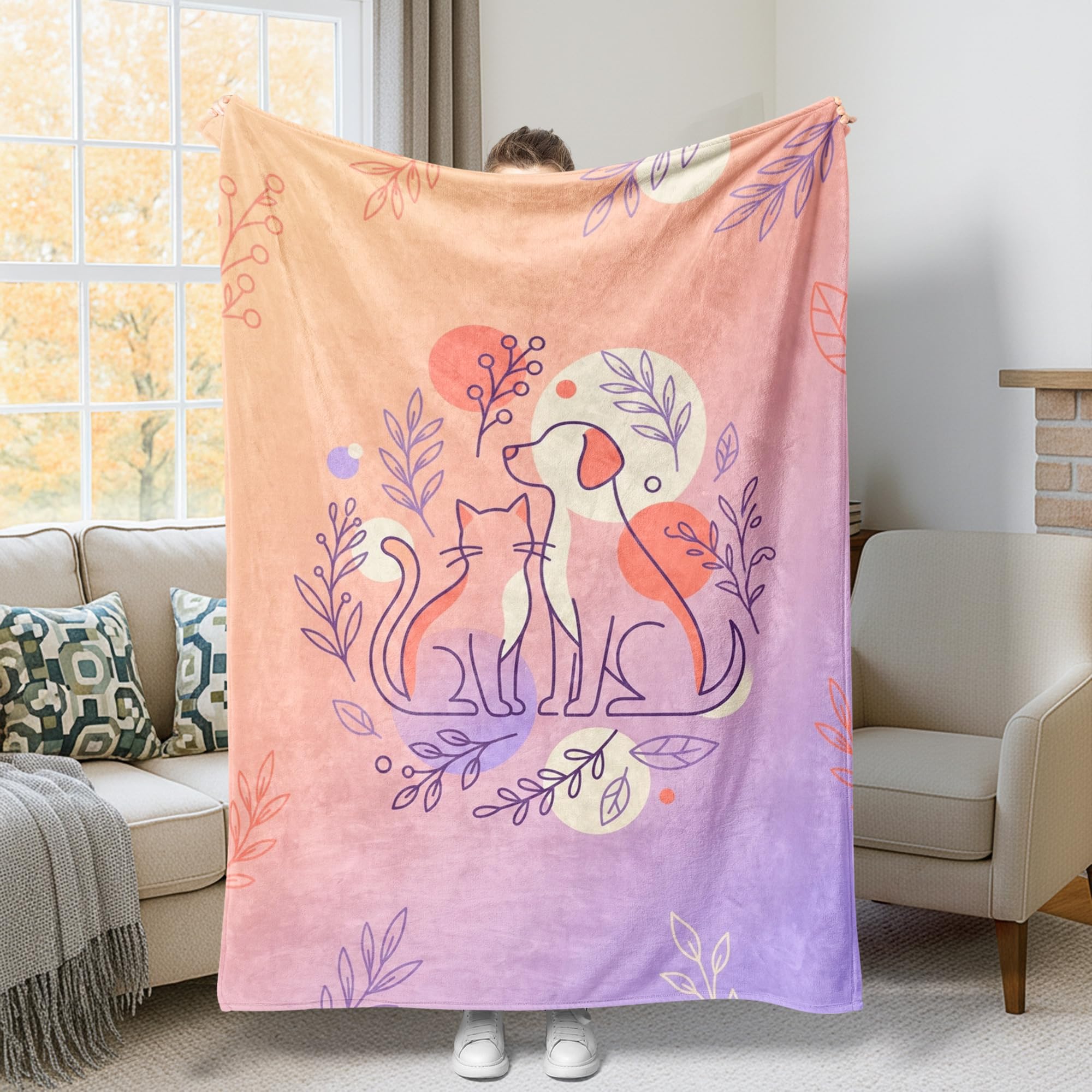 Couverture pelucheuse fantaisiste pour créer un véritable cocon de douceur dans votre dortoir