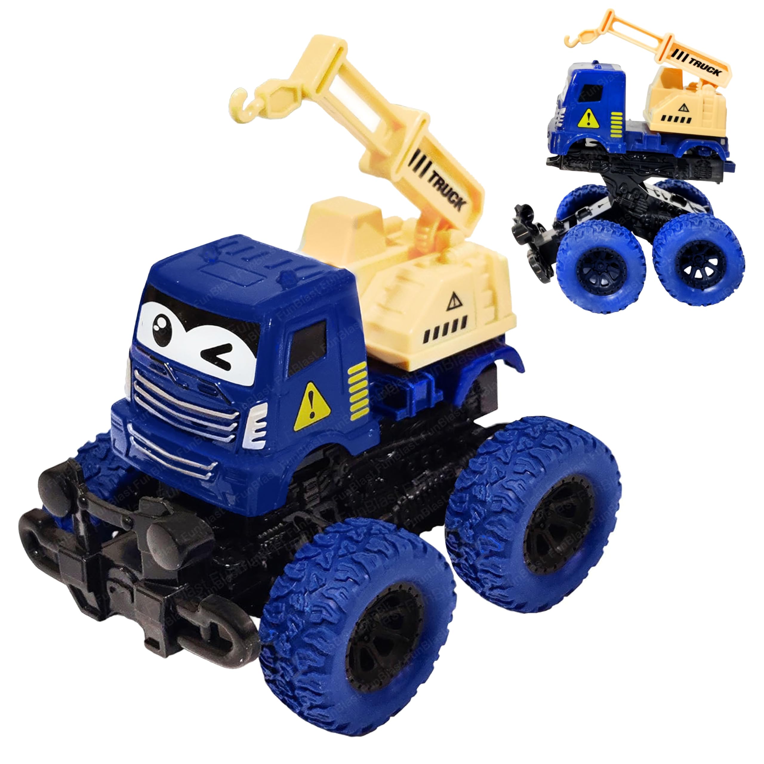 FunBlast Crane Monster Truck Toy for Kids – 4X4 Wheel Drive Friction Powered Metel Construction Truck Toy, Push and Go Crawling Rock Crawler Toy for 3+ Years Kids (Random Color) (B0D6LPXZMX) Amazon Price History, Amazon Price Tracker