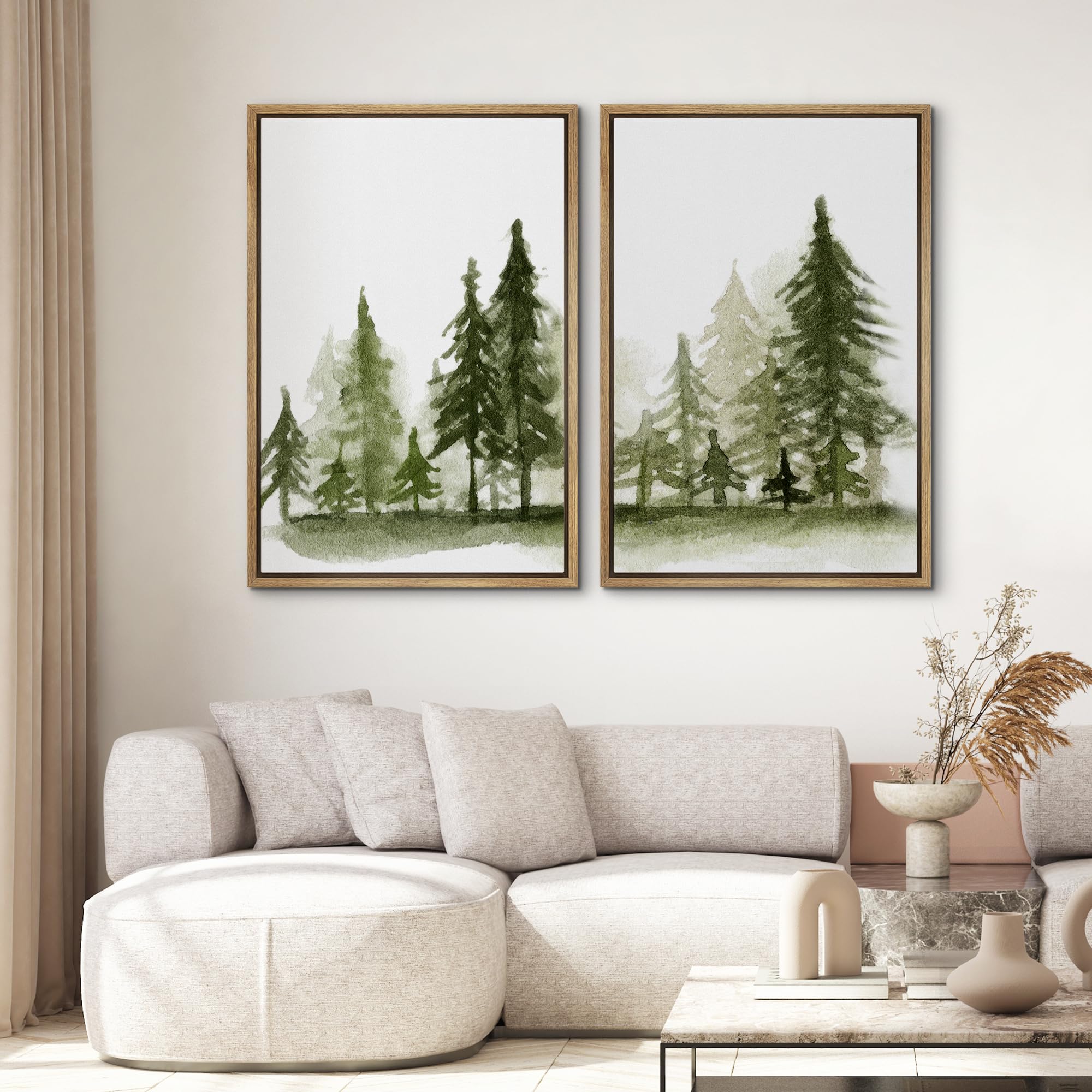 SIGNWIN Stampa su tela con cornice, set di arte artistica da