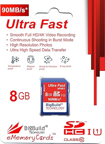 Miniatura 10 de Tarjeta de memoria SDXC ultrarrápida de 64 GB de 90 MBs compatible con cámaras Nikon CoolPix P900, P950, P1000, L340, W100, W150, W300