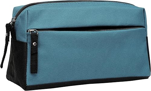 Miniatura 37 de BuyAgain Neceser de aseo personal, neceser de viaje, bolsa de baño, impermeable, kit de maquillaje cosmético para hombres o mujeres, Azul, Bolsa