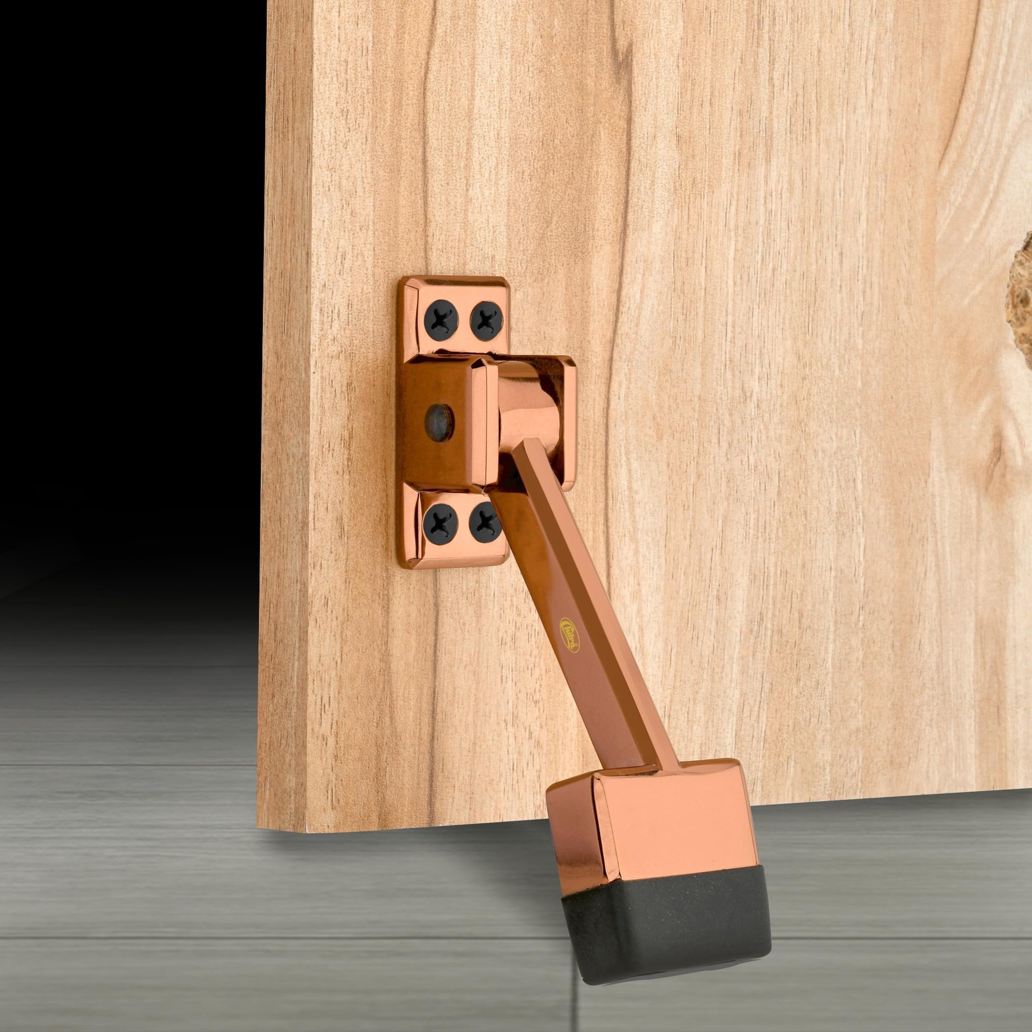 Chitra 5 Inches Panama Series Zinc Alloy Door Stopper with Big Rubber|Wooden Door Stopper for All Types of Door Home, Office & Hotel (Rose Gold) Pack of 2 (B0CQVKPKZK) Amazon Price History, Amazon Price Tracker