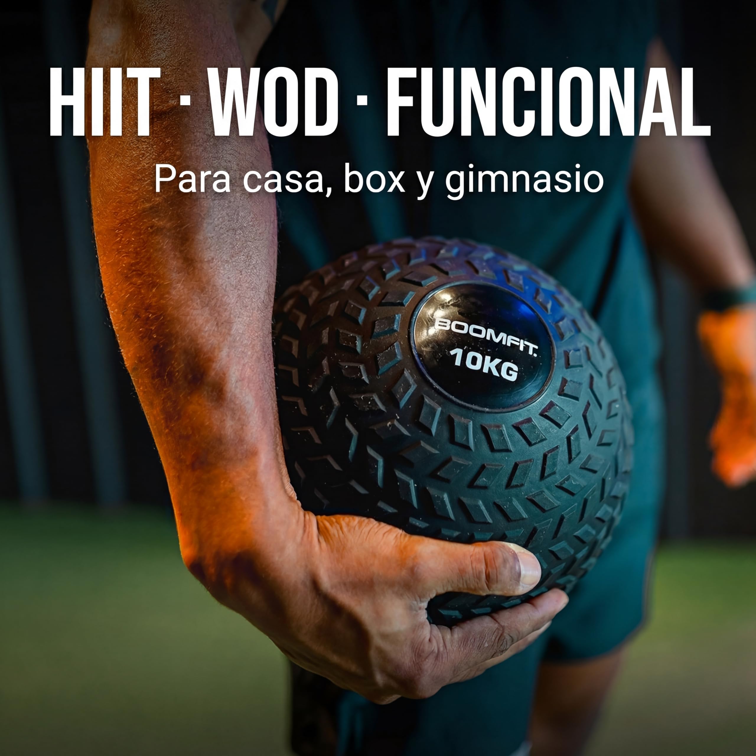 BOOMFIT Slam Ball 4-40kg | Palla Medica Antirimbalzo per Crossfit e Allenamento Funzionale | High-Grip No-Bounce per WOD, HIIT e Potenza Core | Ideale per Home Gym e Atleti