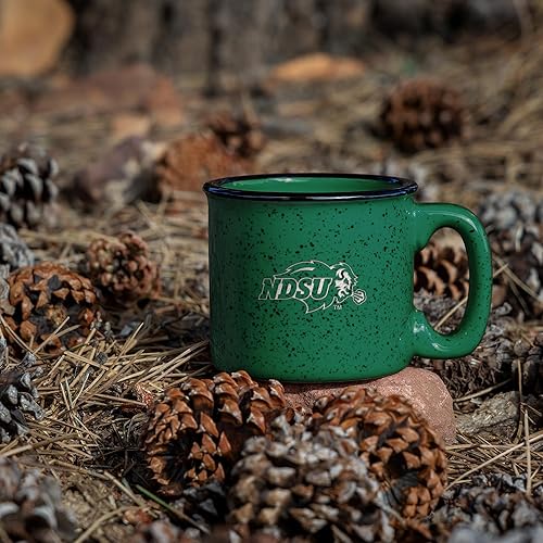 Miniatura 69 de Rico Industries NCAA Utah Utes - Taza de café personalizada de 12 onzas con logotipo grabado con láser profundo, taza de cerámica para acampar con