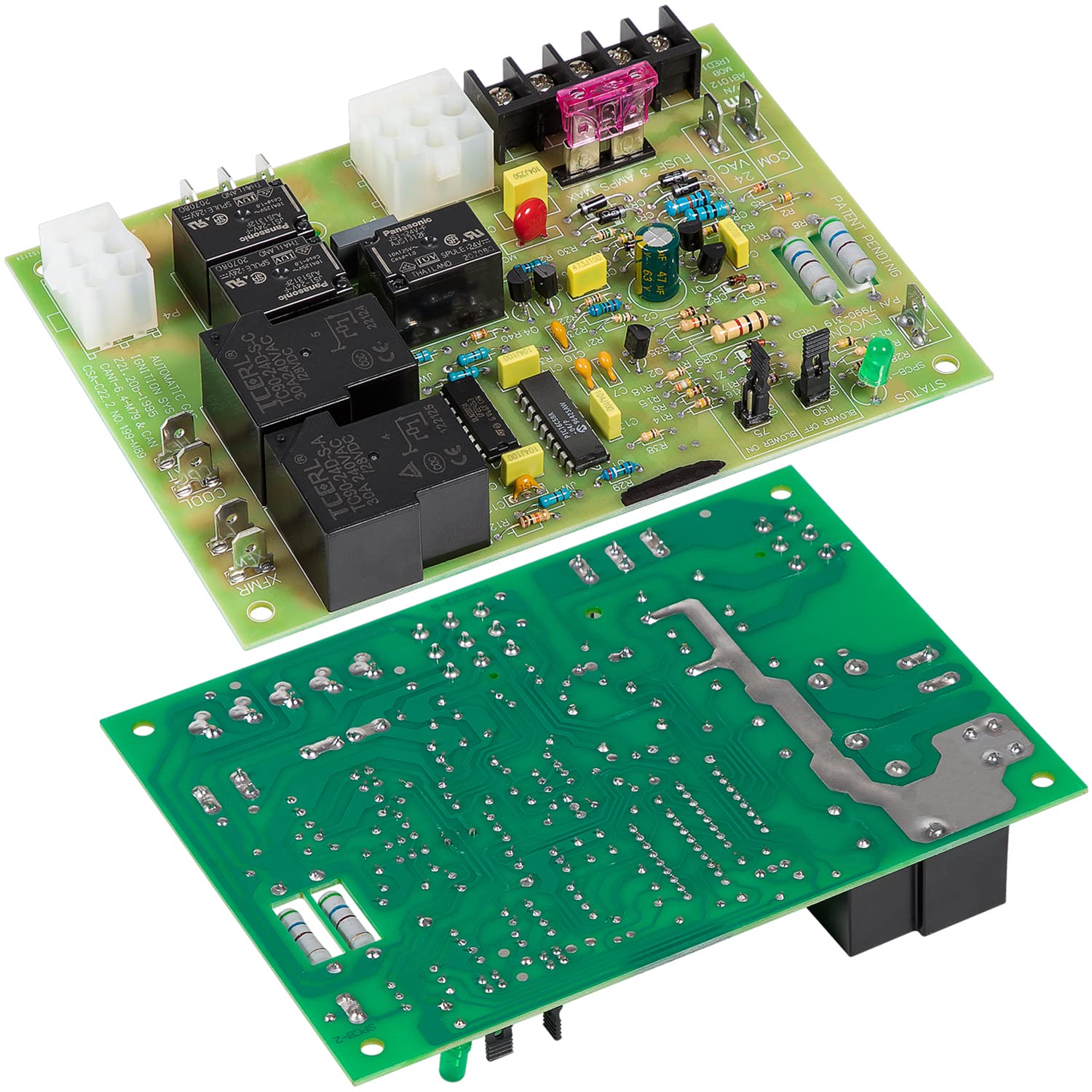 S1-7990-319P Furnace Control Circuit Board Replacement for Coleman Evcon York Luxaire OEM 7990-319P ICM2801 031-01910-000 031-01932-002