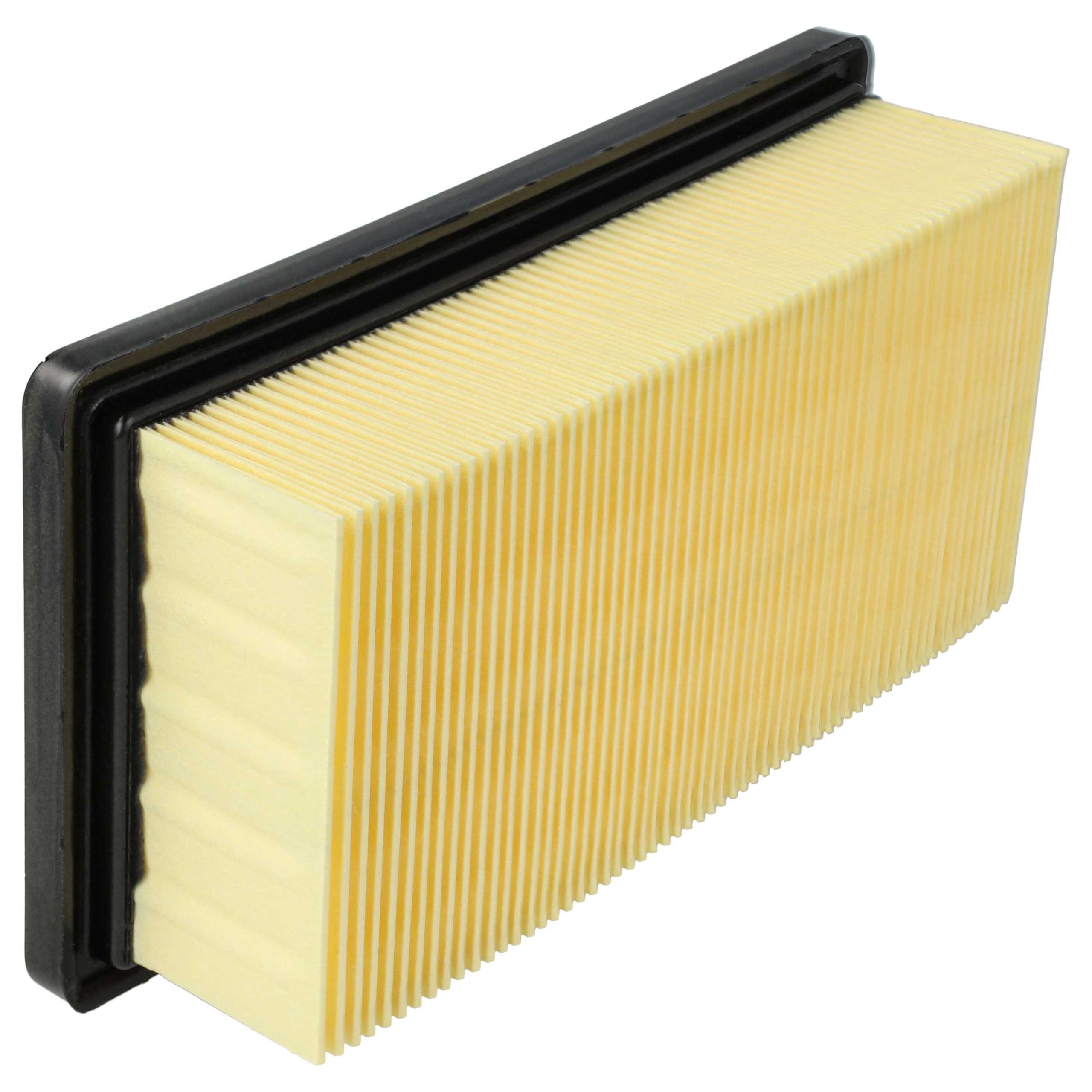 vhbw 3x filtro a pieghe piatte sostituisce Kärcher 6.414-971.0 per aspirapolvere - Elemento filtrante